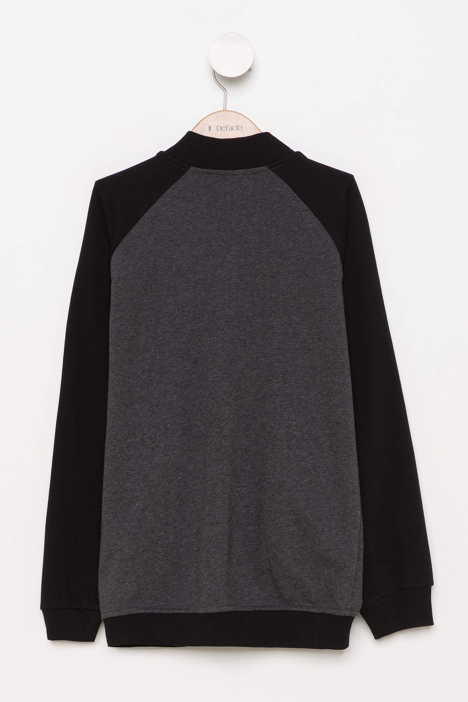 Defacto Baskılı Fermuarlı Sweatshirt. 3 Defacto Baskılı Fermuarlı Sweatshirt. 3