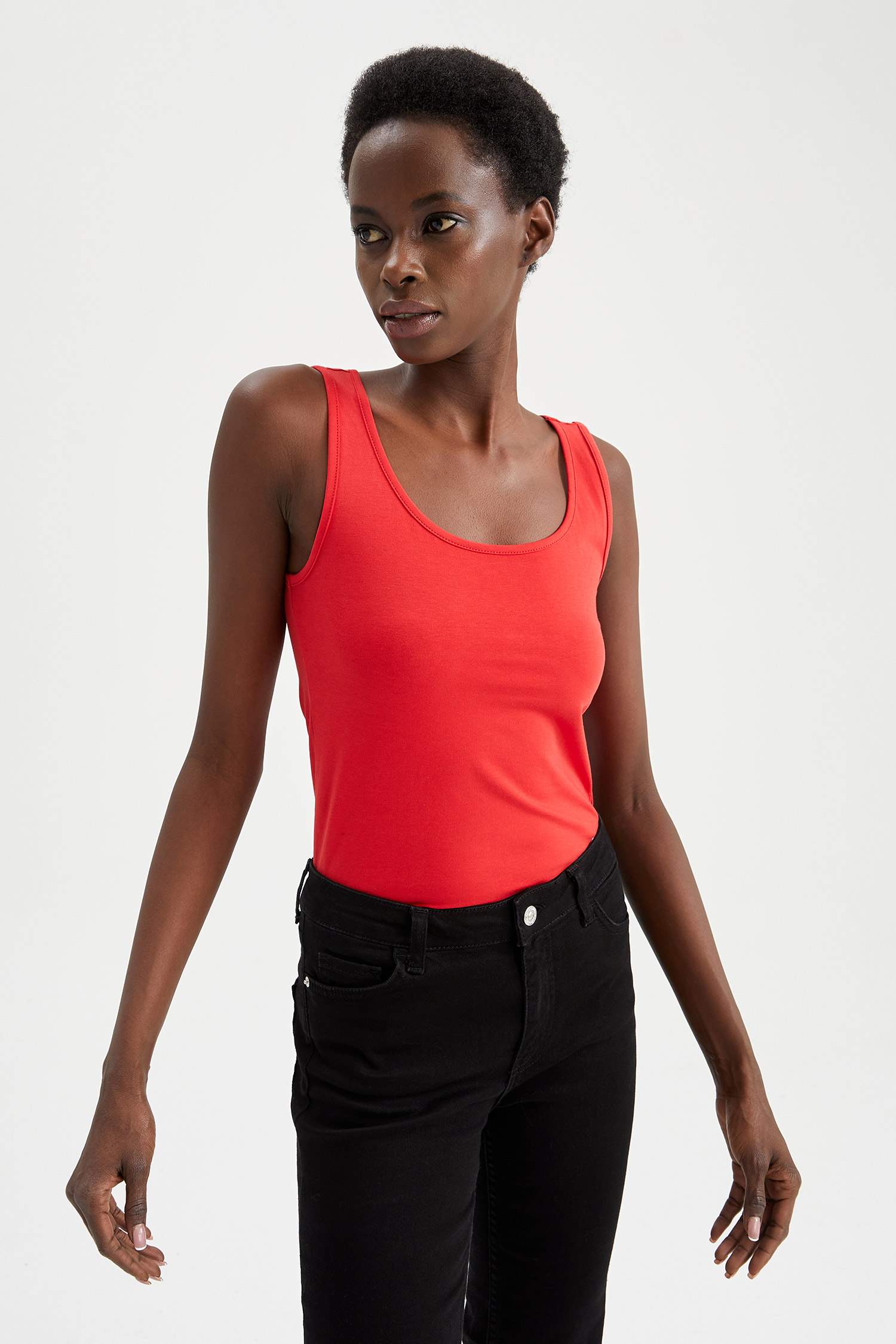 Askılı Basic Slim Fit Atlet