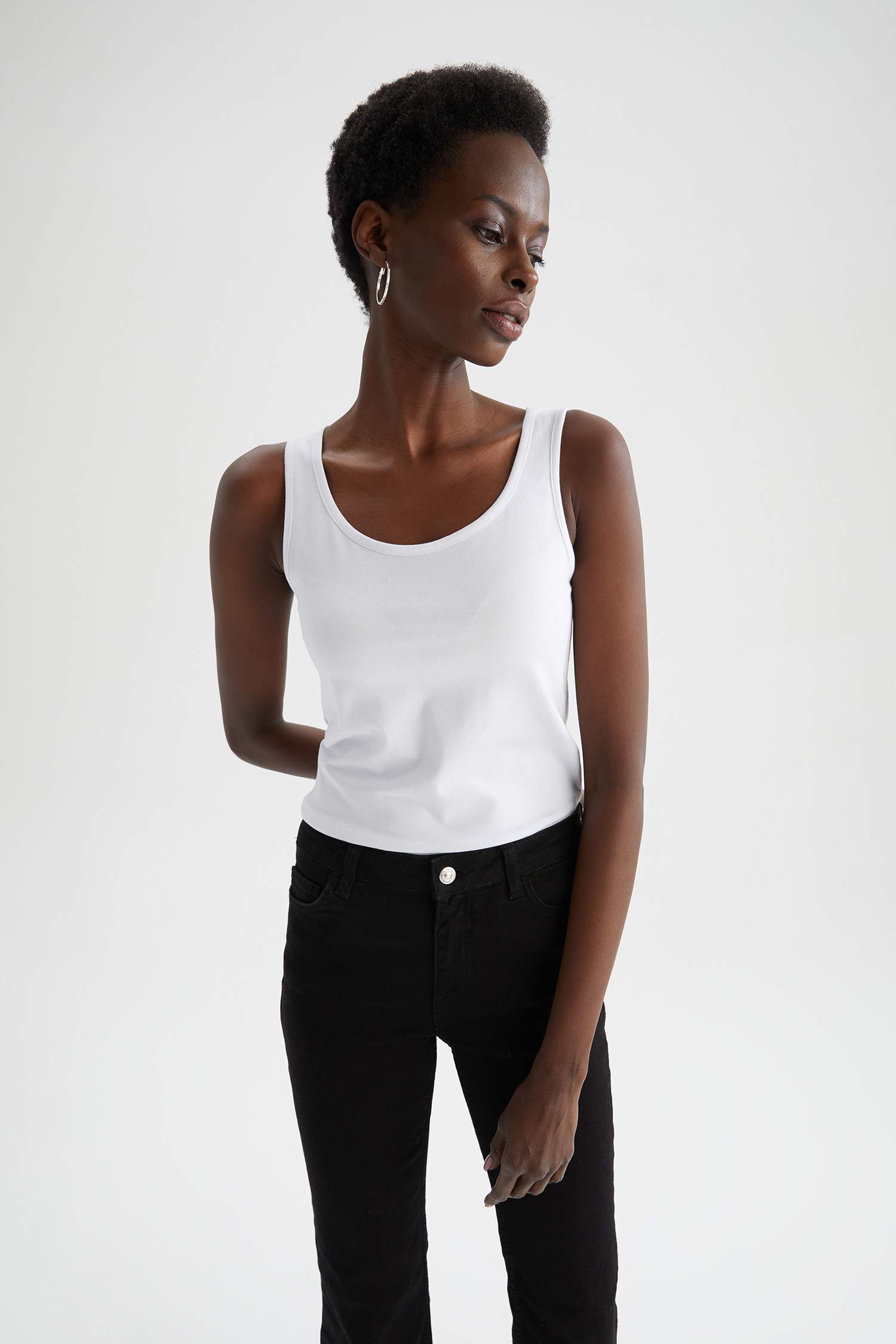 Askılı Basic Slim Fit Atlet