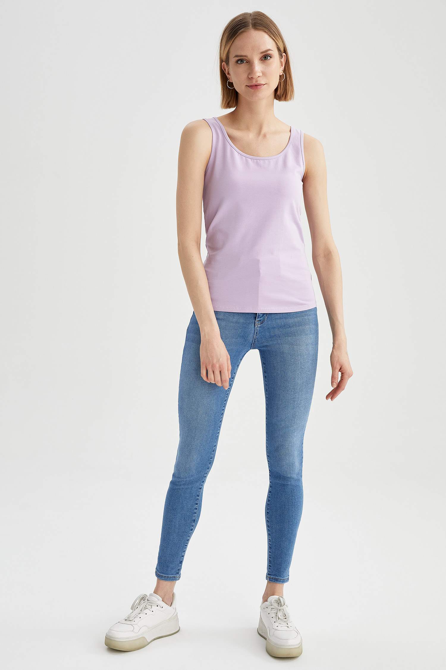 Askılı Basic Slim Fit Atlet
