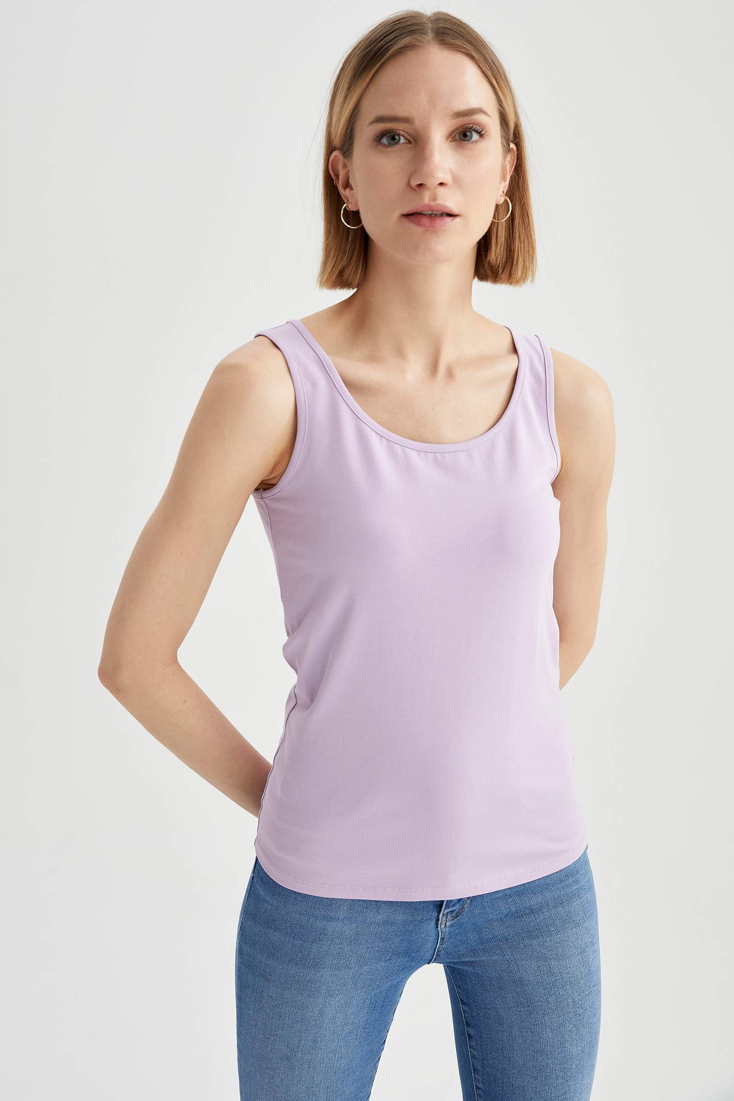 Askılı Basic Slim Fit Atlet