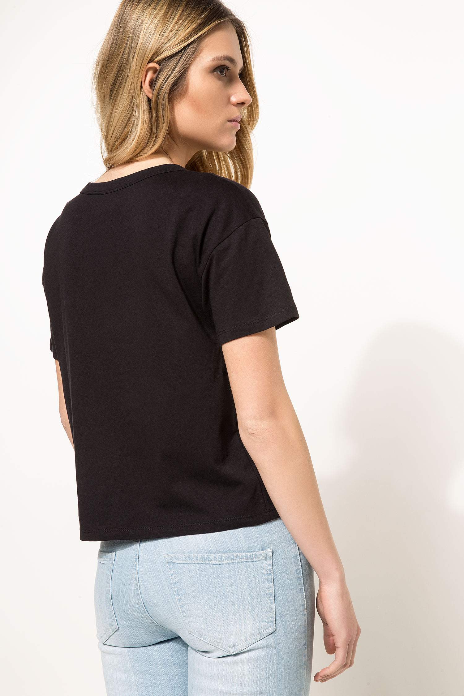 Defacto Choker Detaylı T-shirt. 3 Defacto Choker Detaylı T-shirt. 3