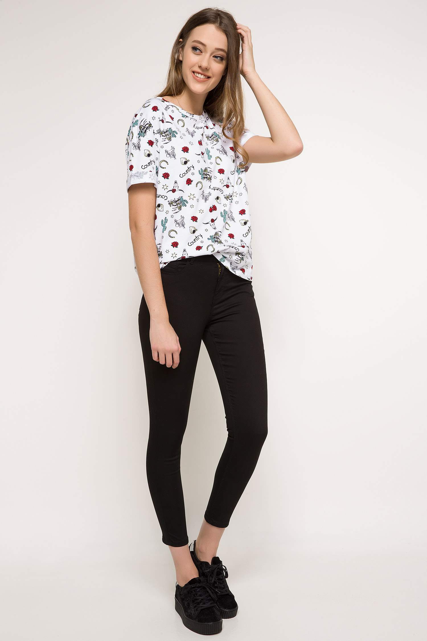 Defacto Baskılı T-shirt. 2 Defacto Baskılı T-shirt. 2