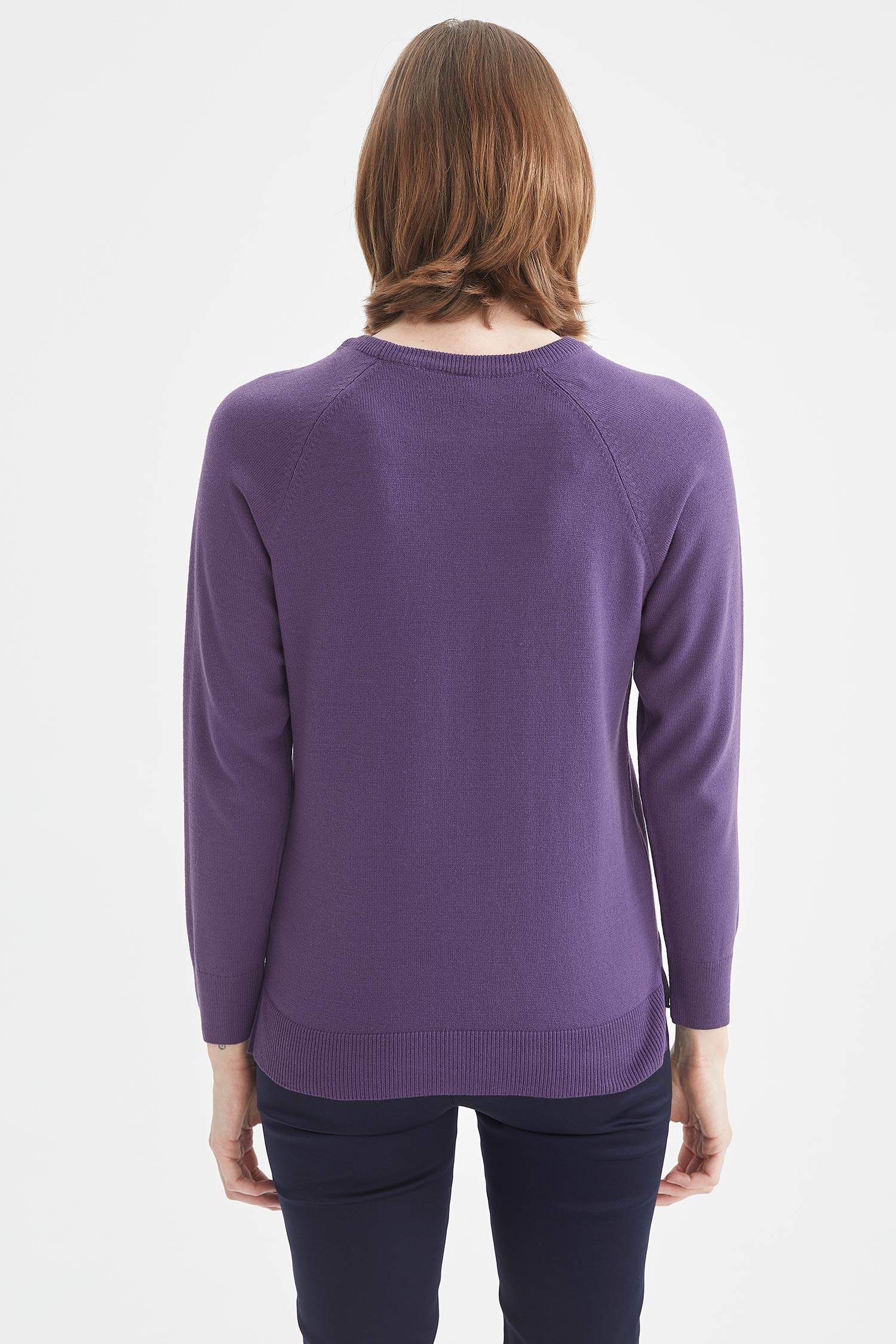Regular Fit Bisiklet Yaka Kazak