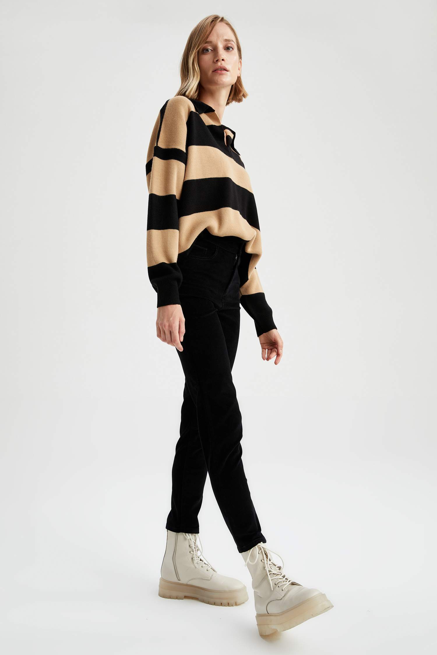 Kadife Skinny Fit Pantolon