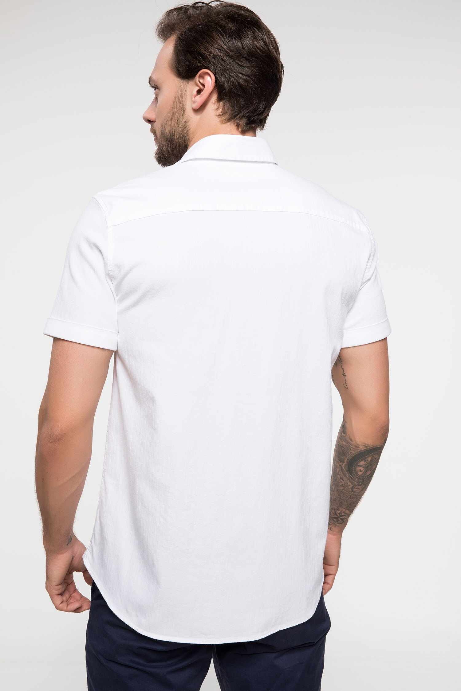 Defacto Cep Detaylı Slim Fit Gömlek. 4 Defacto Cep Detaylı Slim Fit Gömlek. 4