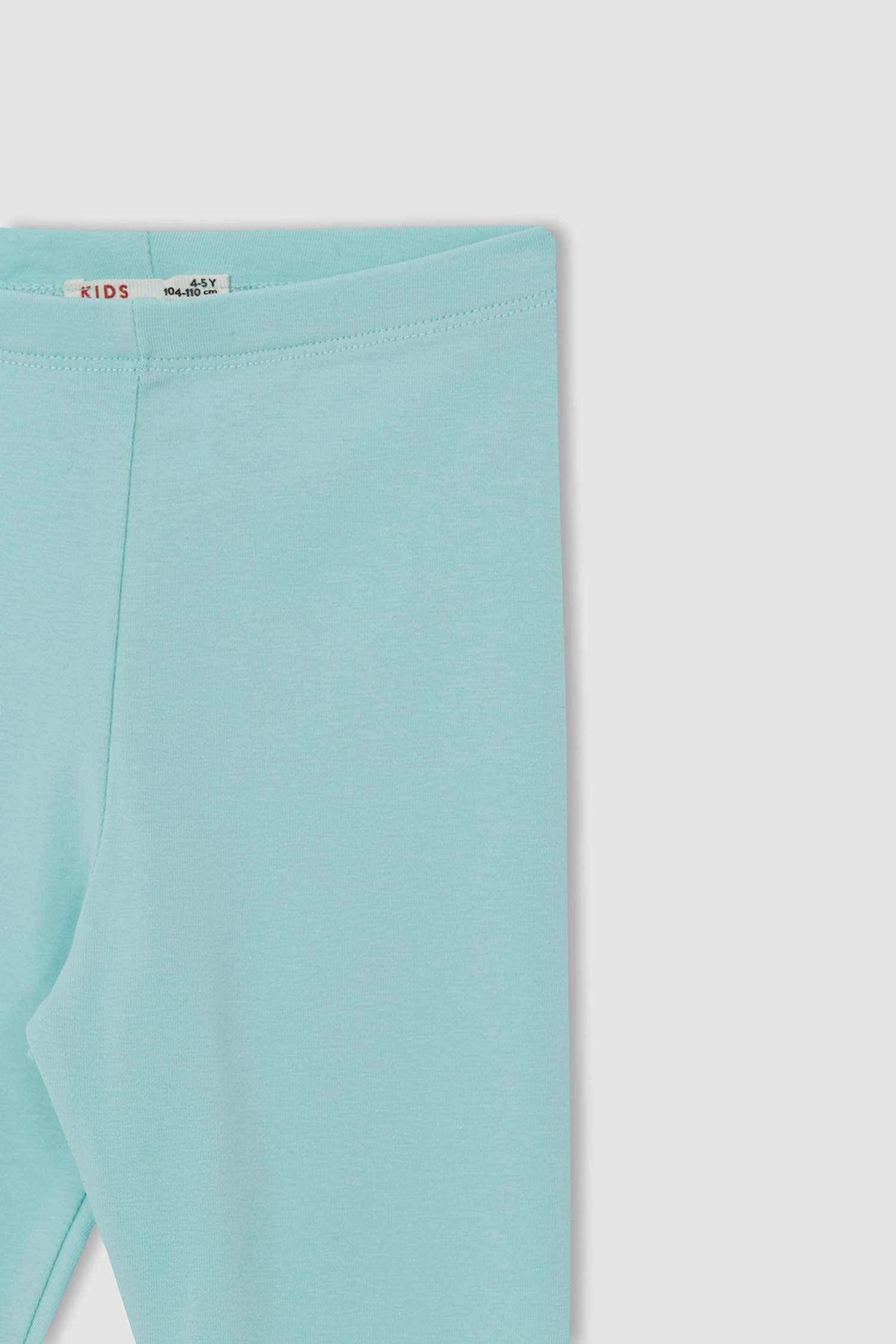 Kız Çocuk Slim Fit Kapri Boy Tayt