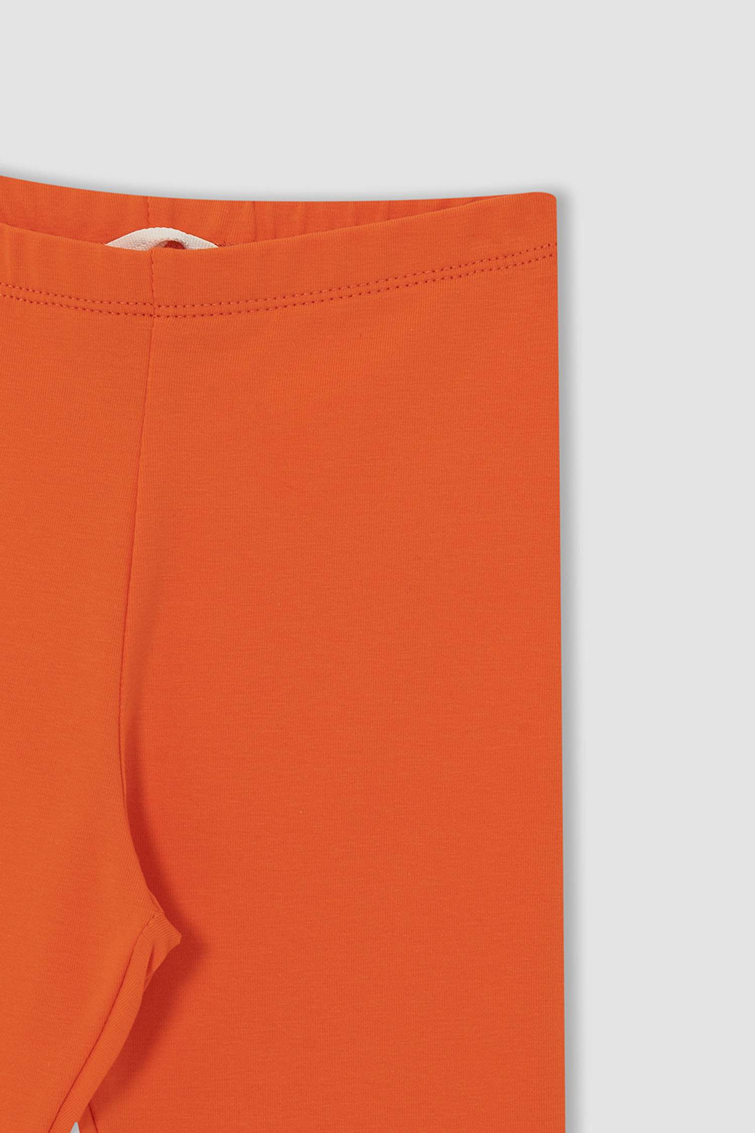 Kız Çocuk Slim Fit Kapri Boy Tayt