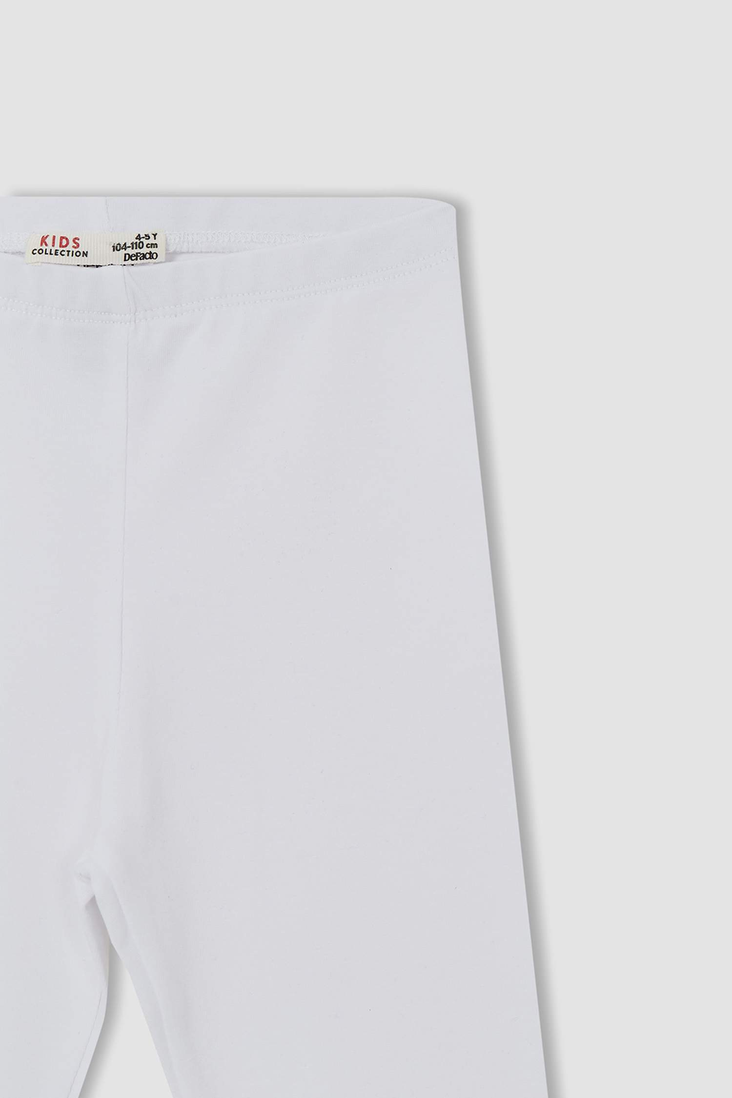 Kız Çocuk Slim Fit Kapri Boy Tayt