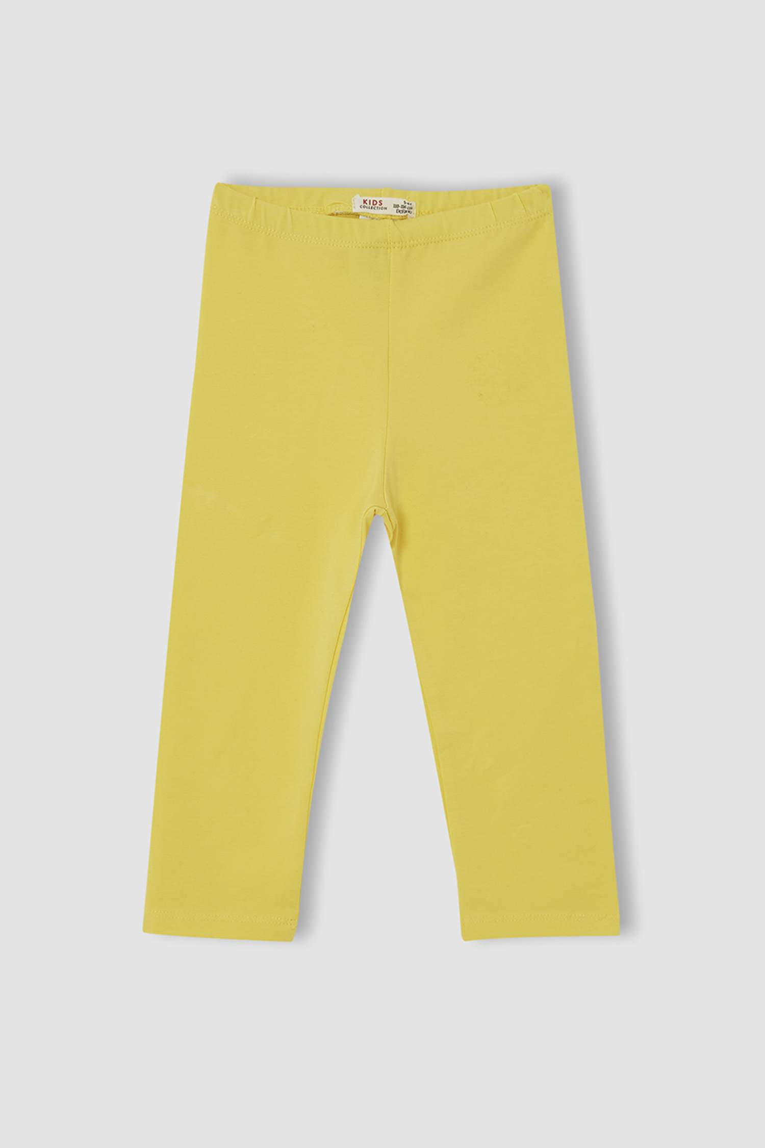 Kız Çocuk Slim Fit Kapri Boy Tayt