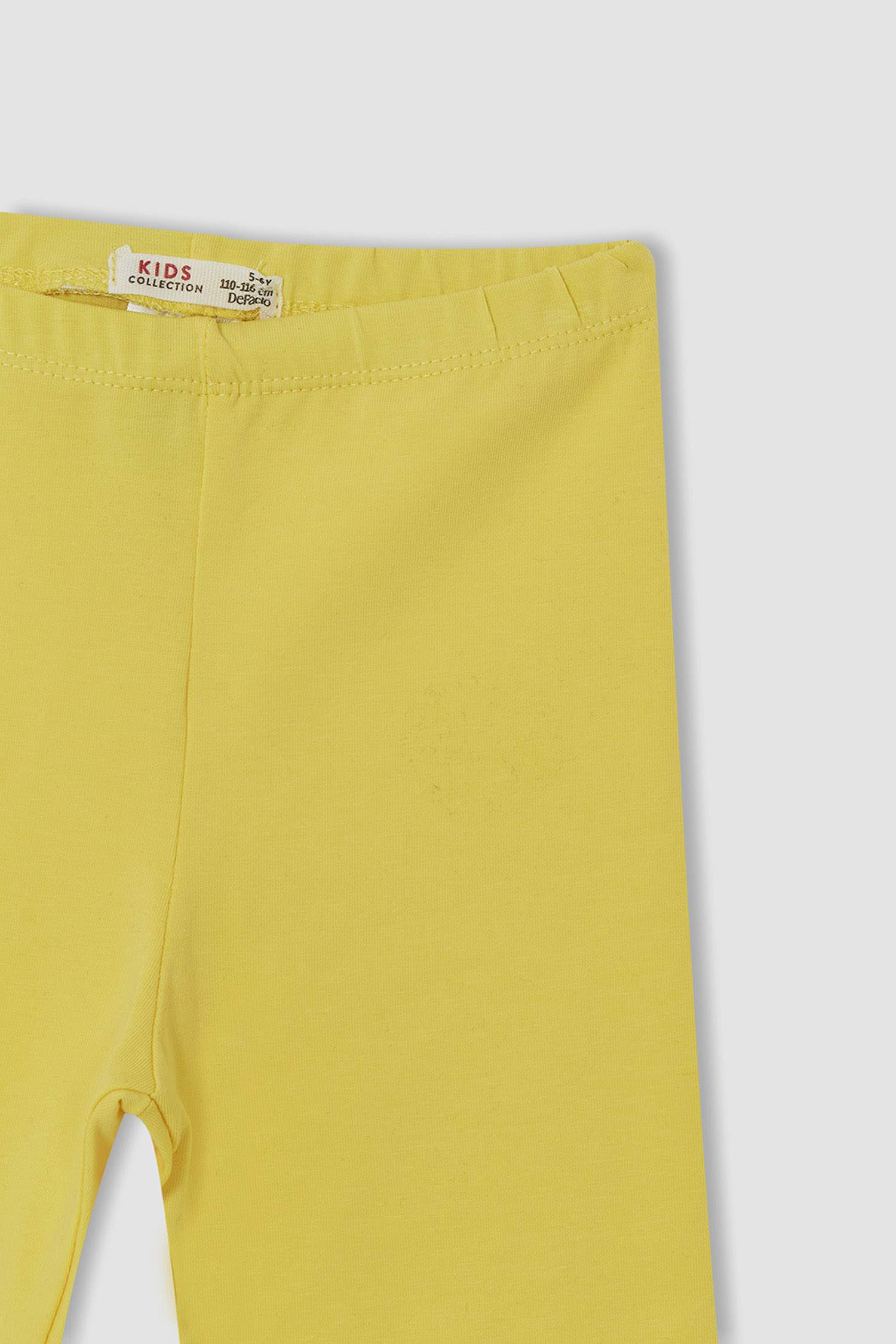 Kız Çocuk Slim Fit Kapri Boy Tayt