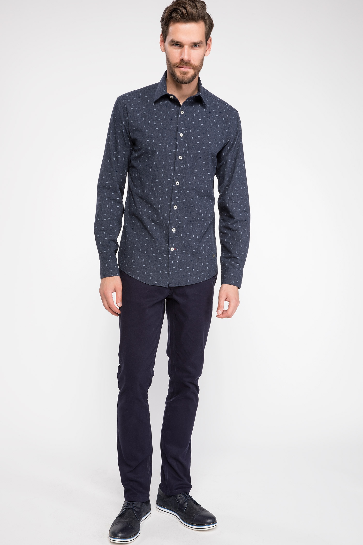 Defacto Desenli Slim Fit Gömlek. 2 Defacto Desenli Slim Fit Gömlek. 2