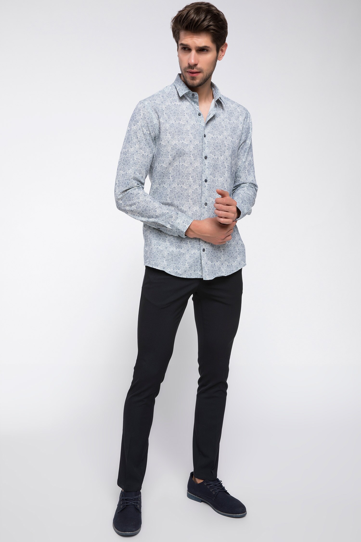 Defacto Desenli Slim Fit Gömlek. 2 Defacto Desenli Slim Fit Gömlek. 2