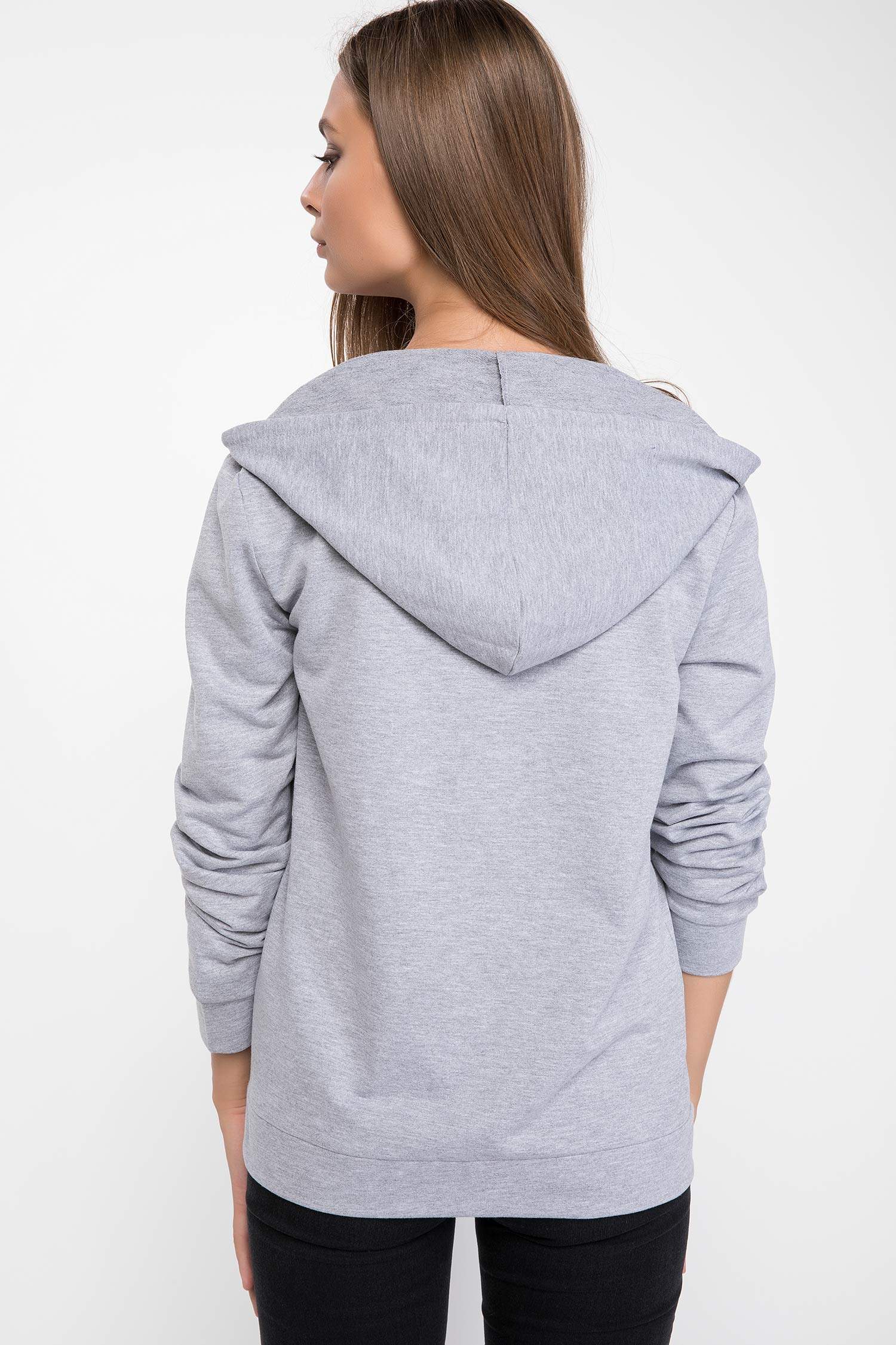 Kapüşonlu Fermuarlı Sweatshirt