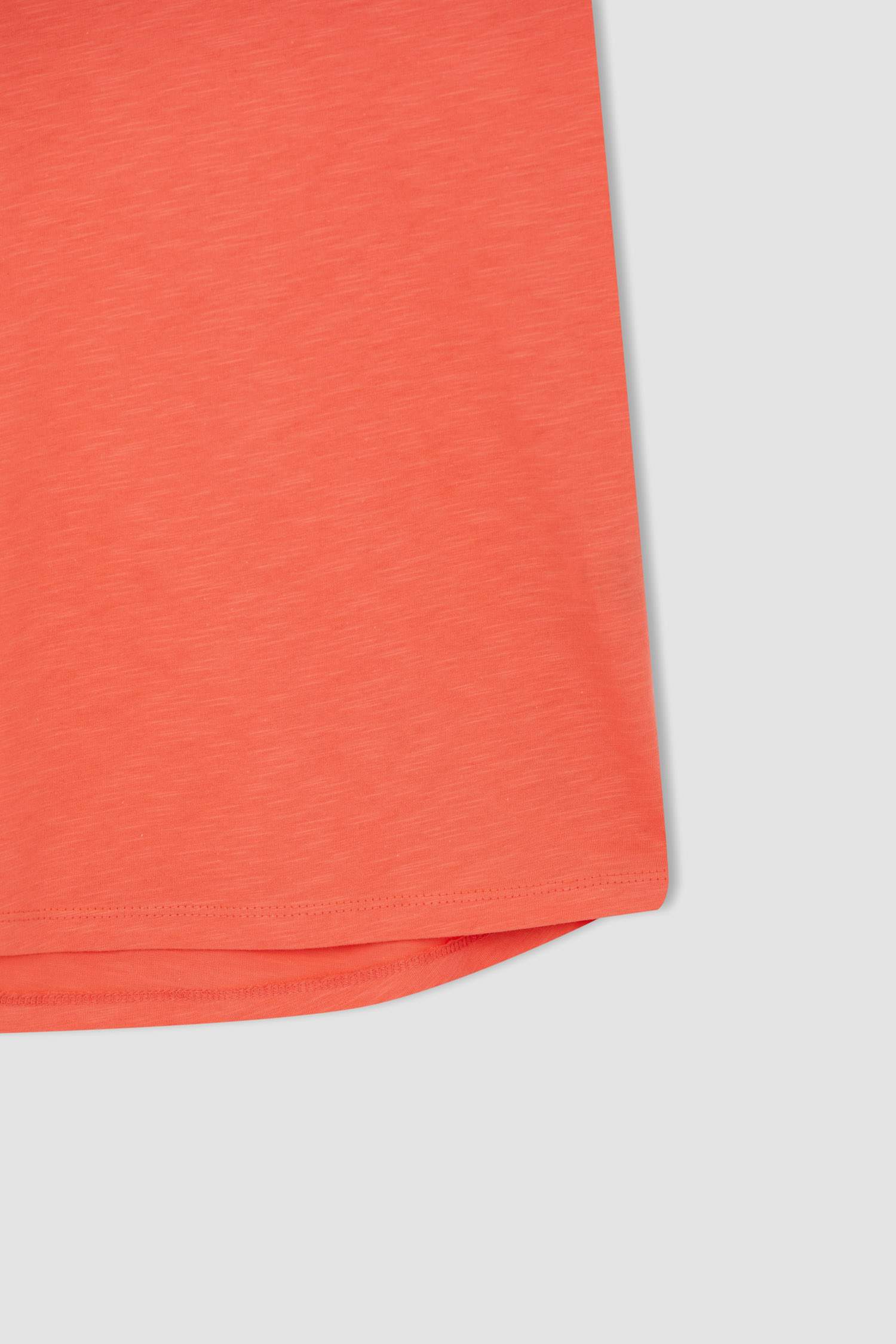Regular Fit V Yaka Kısa Kollu Tişört