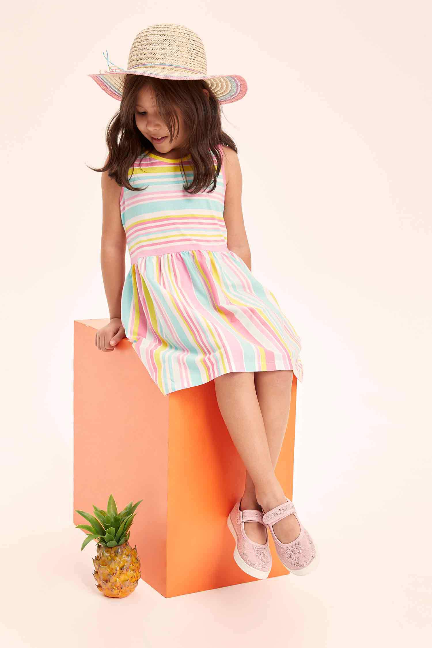 Kız Çocuk Regular Fit Örme Elbise