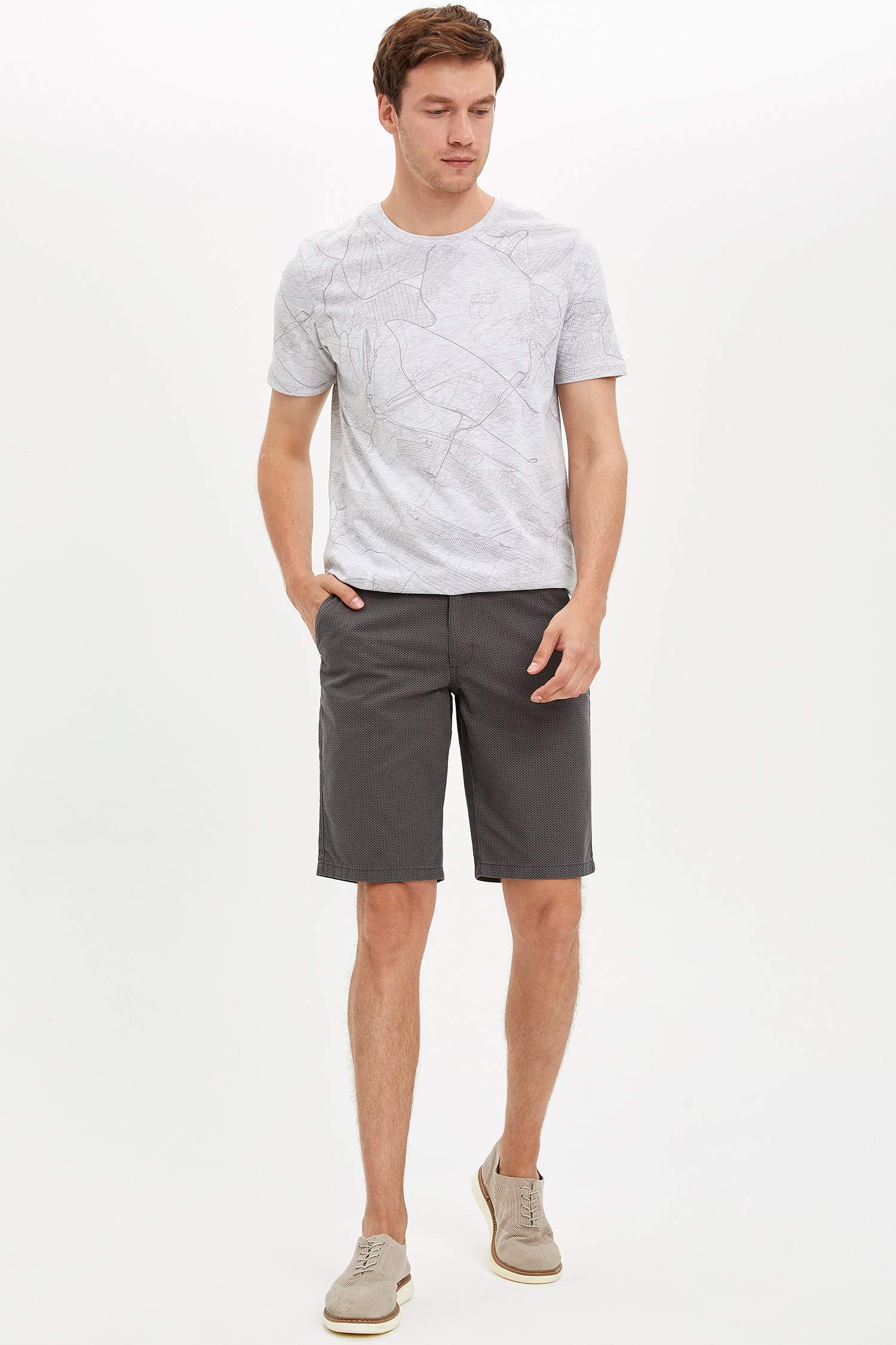 Regular Fit Bermuda Pamuklu Şort