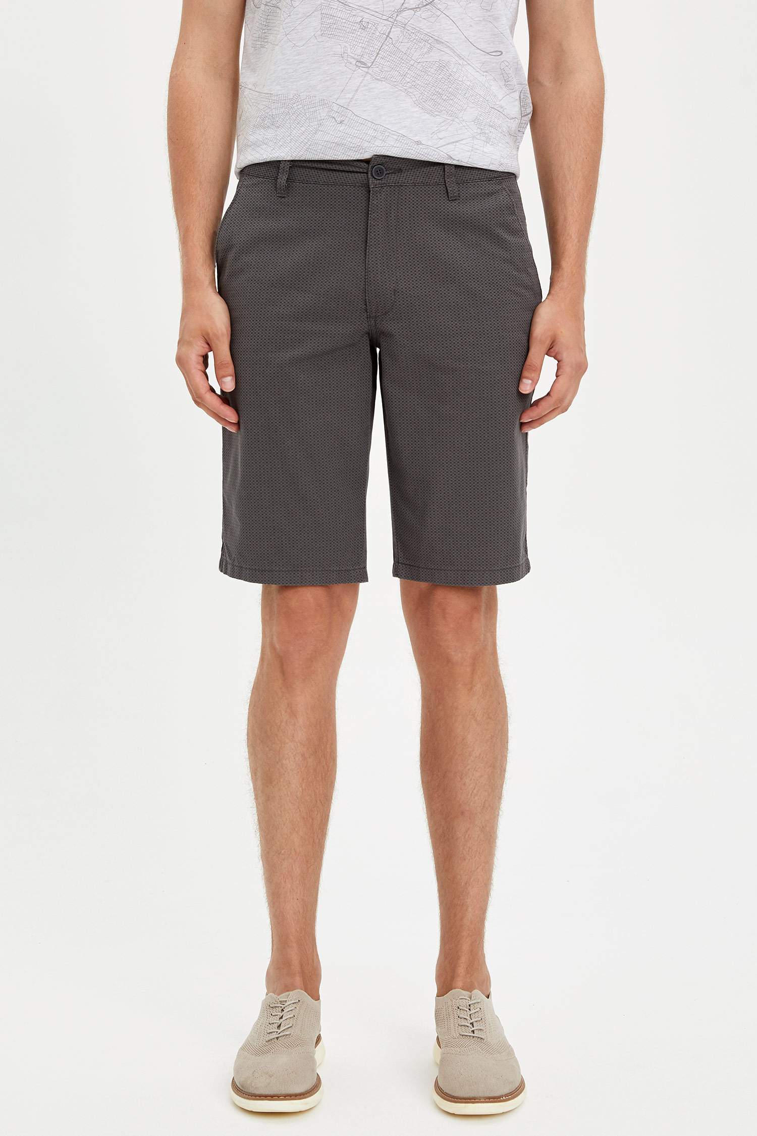 Regular Fit Bermuda Pamuklu Şort