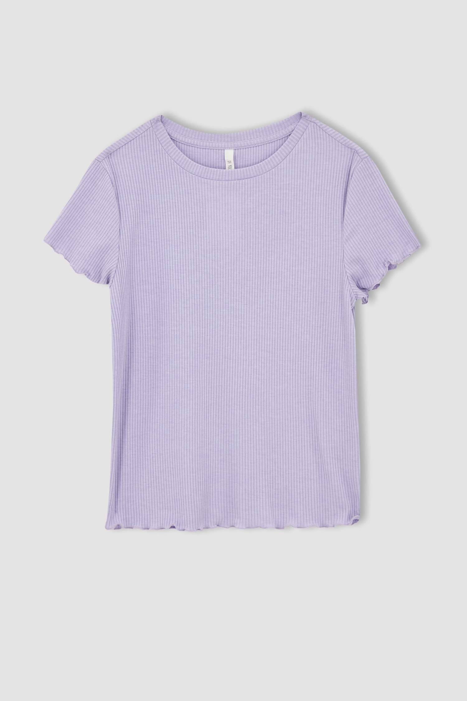 Slim Fit Bisiklet Yaka Kısa Kollu Tişört