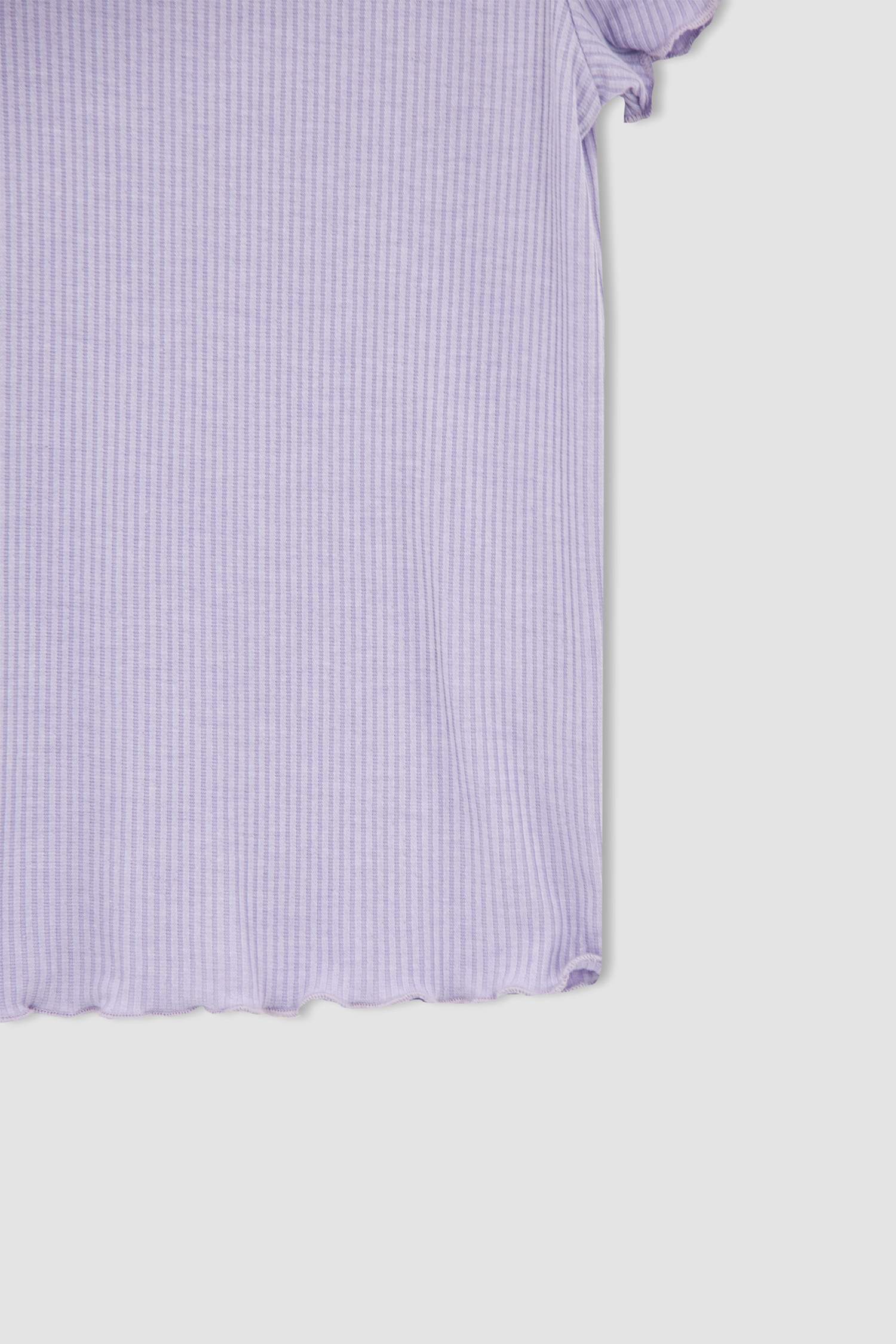 Slim Fit Bisiklet Yaka Kısa Kollu Tişört