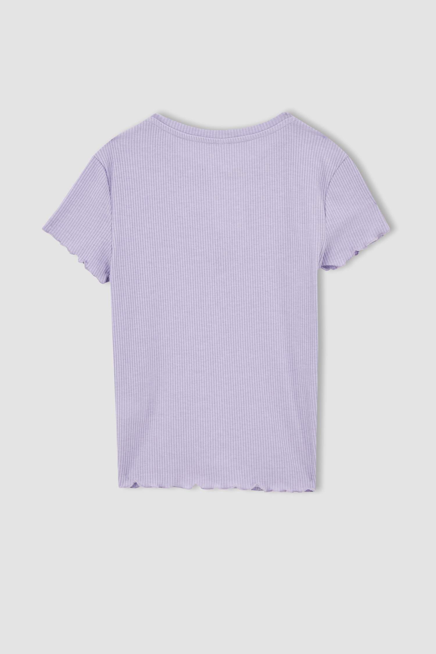 Slim Fit Bisiklet Yaka Kısa Kollu Tişört