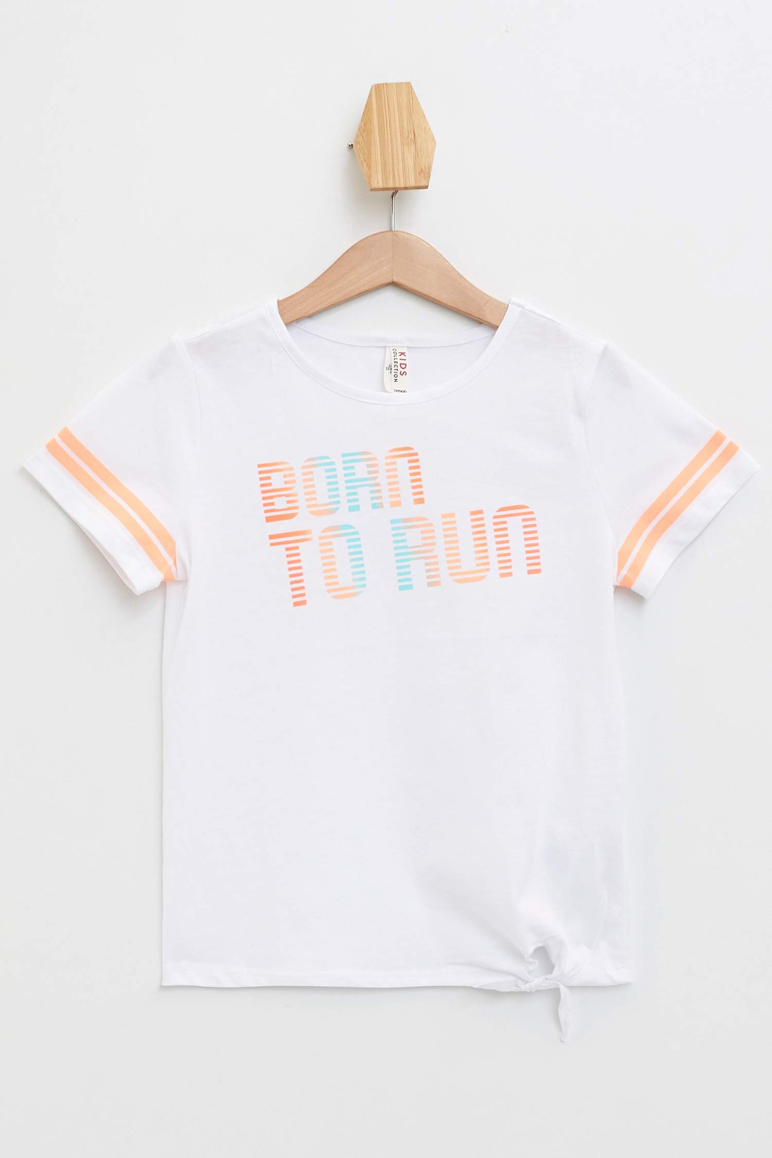 Kız Çocuk Regular Fit Tekli Kısa Kollu Body