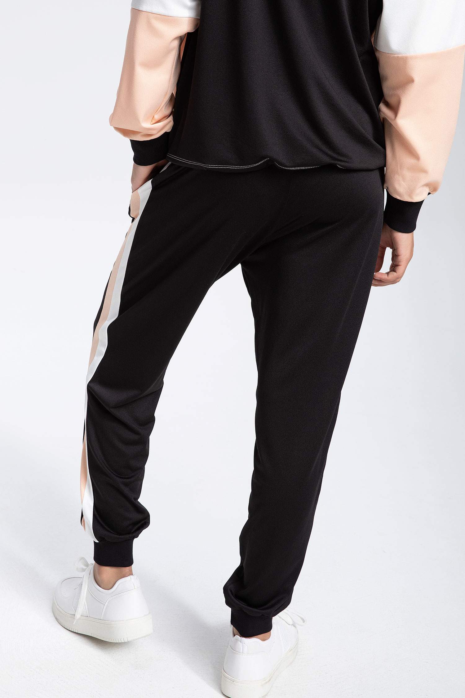 Şeritli Relax Fit Pantolon