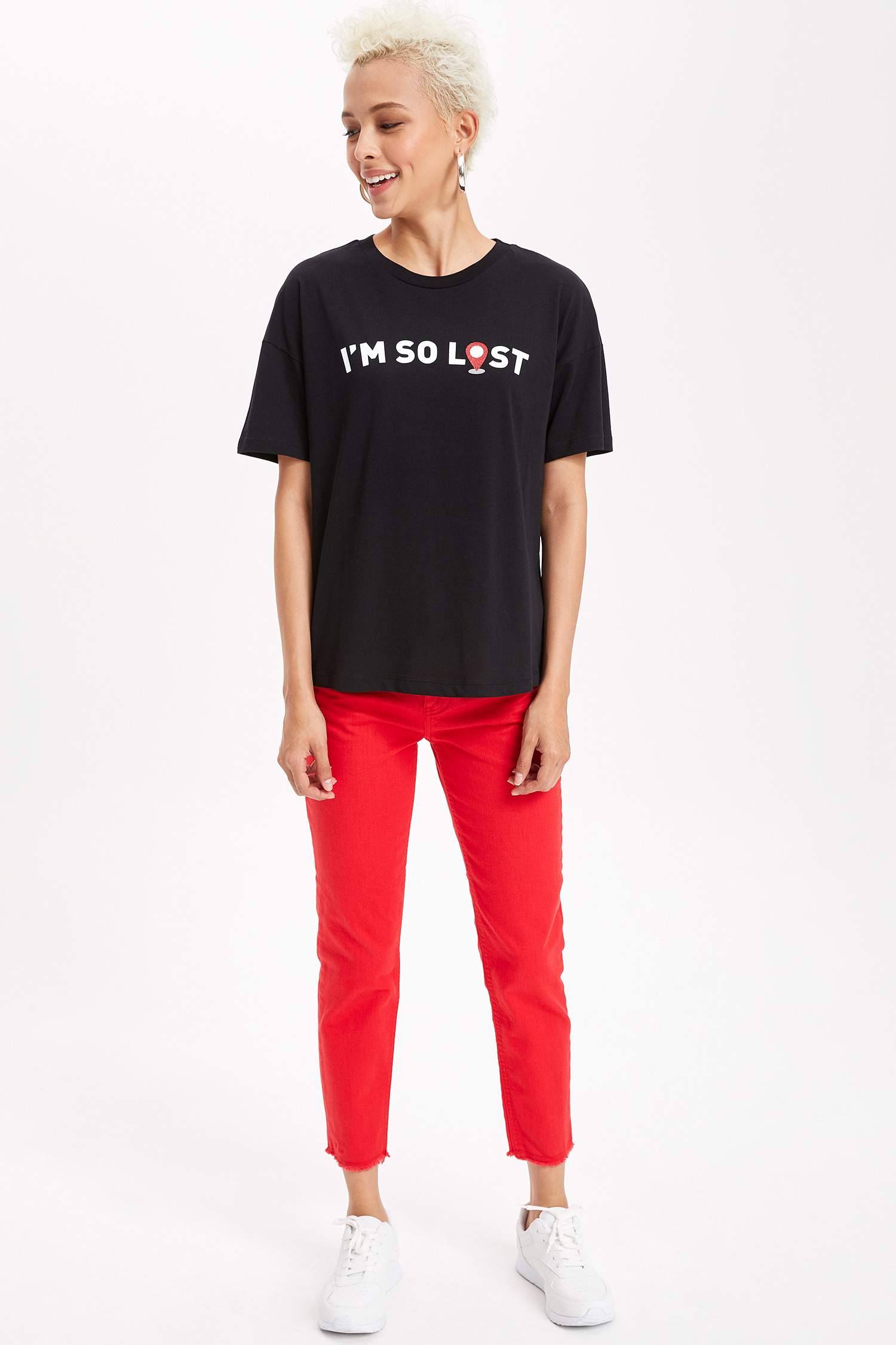 Defacto Baskılı Kısa Kollu T-Shirt. 2 Defacto Baskılı Kısa Kollu T-Shirt. 2