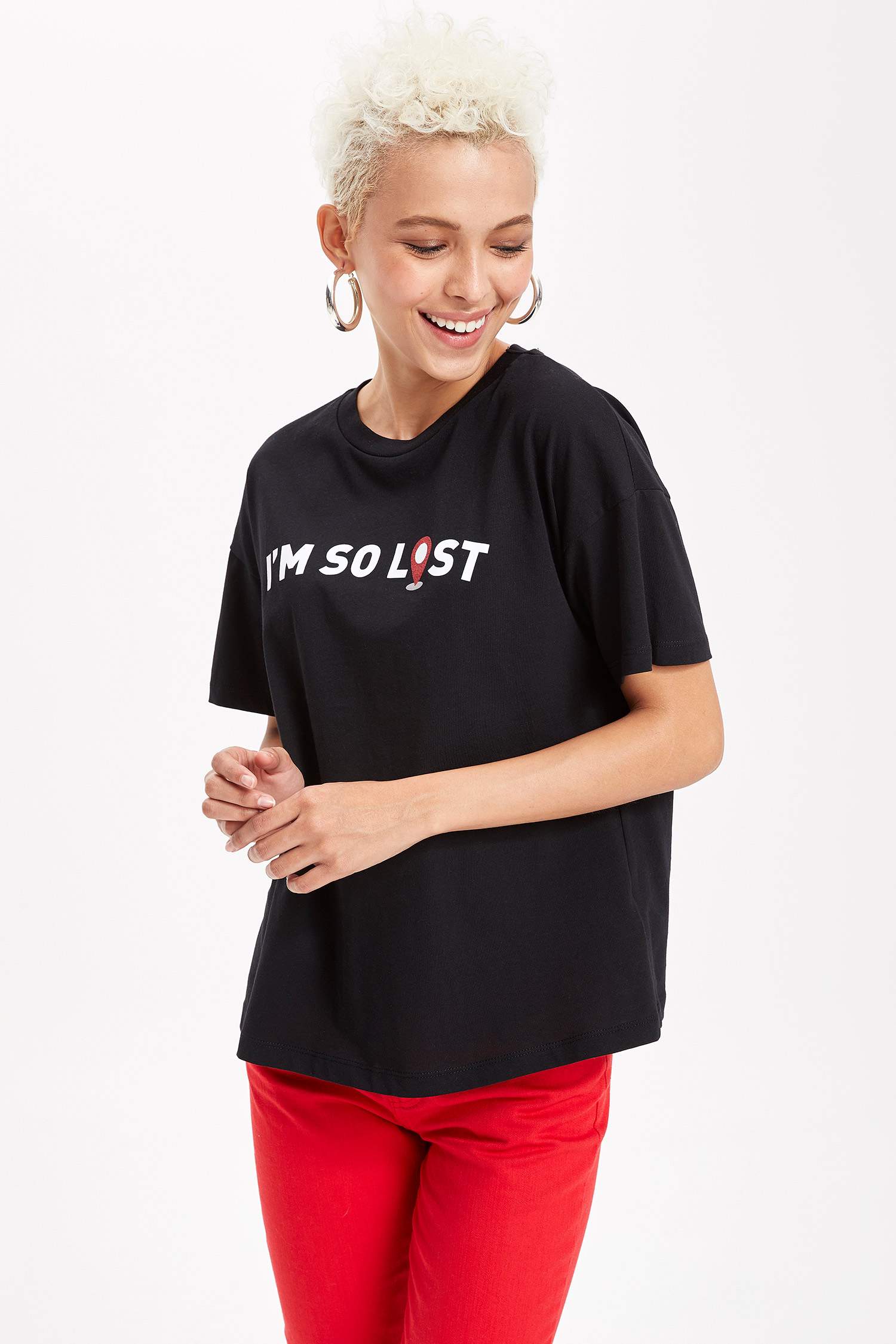 Defacto Baskılı Kısa Kollu T-Shirt. 5 Defacto Baskılı Kısa Kollu T-Shirt. 5