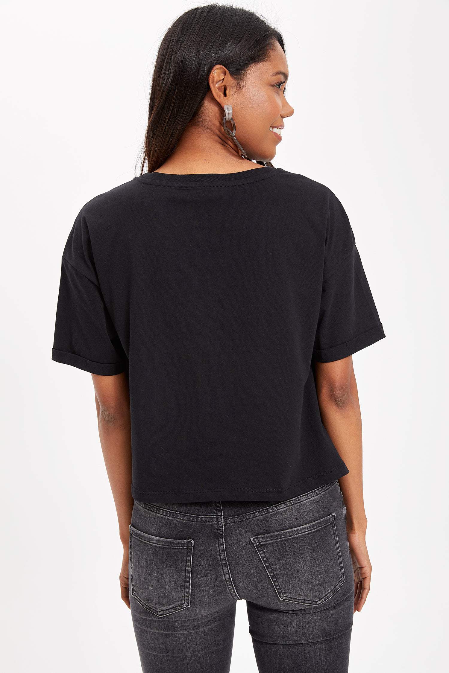 Defacto Baskılı Kısa Kollu T-shirt. 4 Defacto Baskılı Kısa Kollu T-shirt. 4