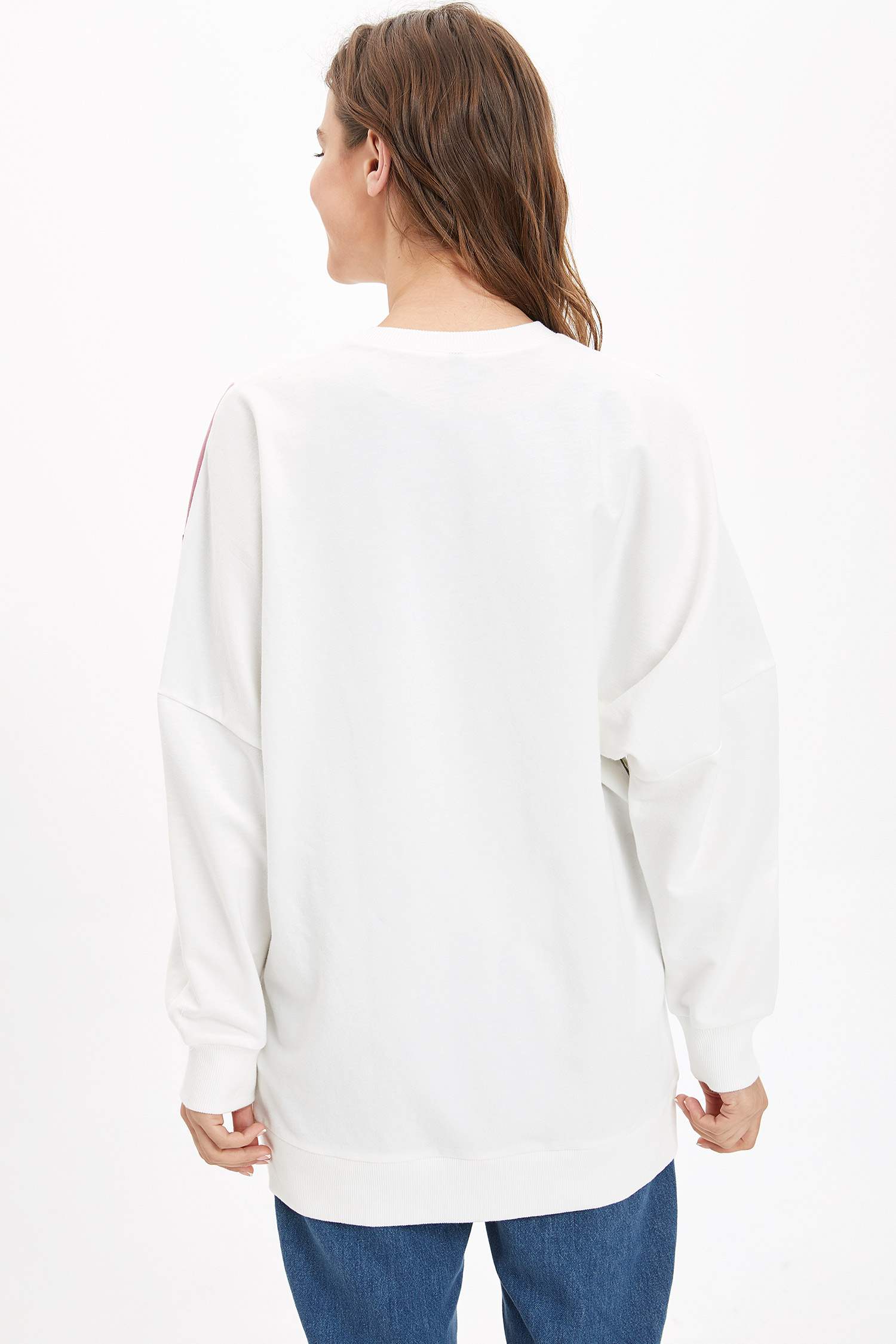 Renk Bloklu Oversize Fit Tunik