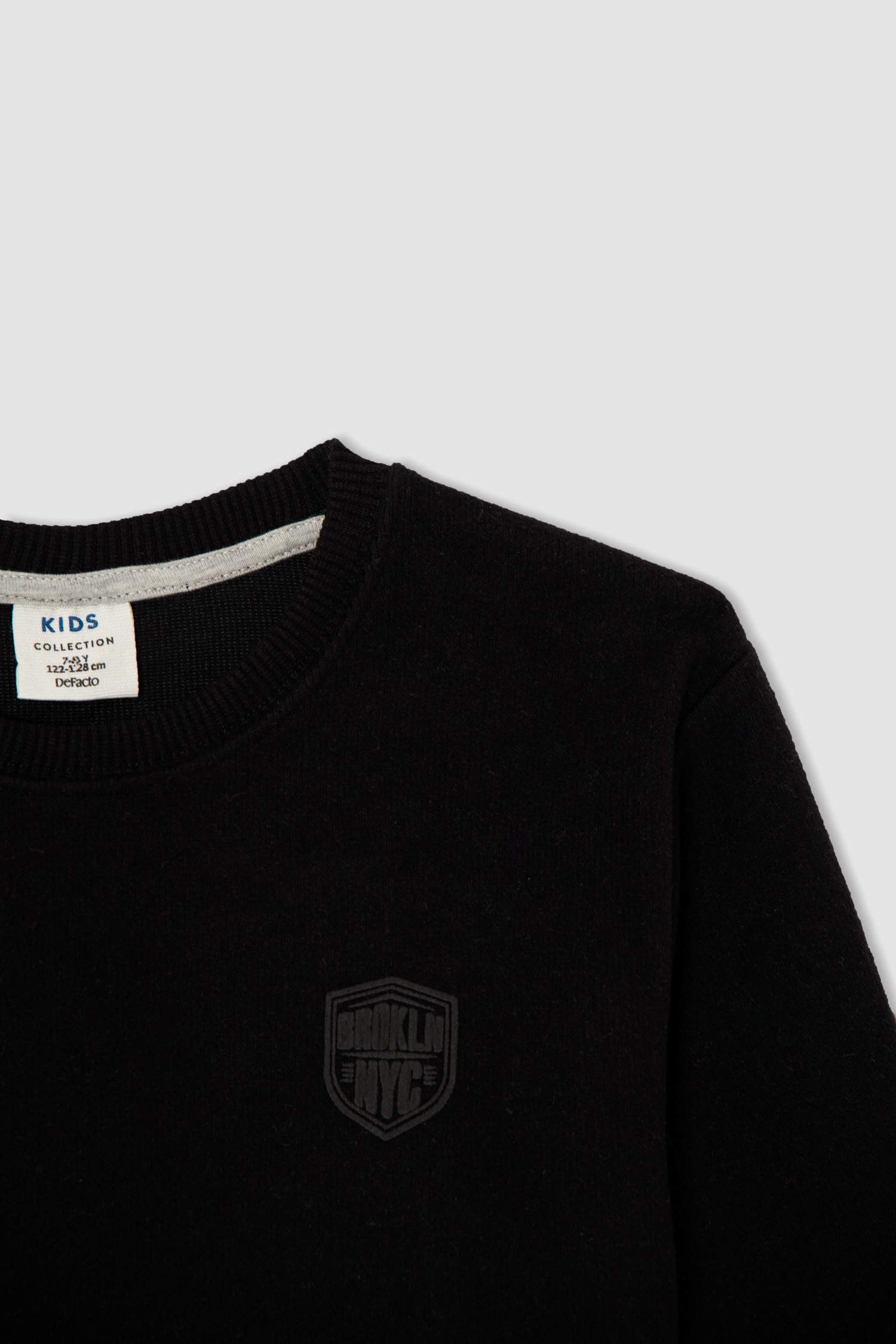 Erkek Çocuk Regular Fit Bisiklet Yaka Cepsiz Sweatshirt