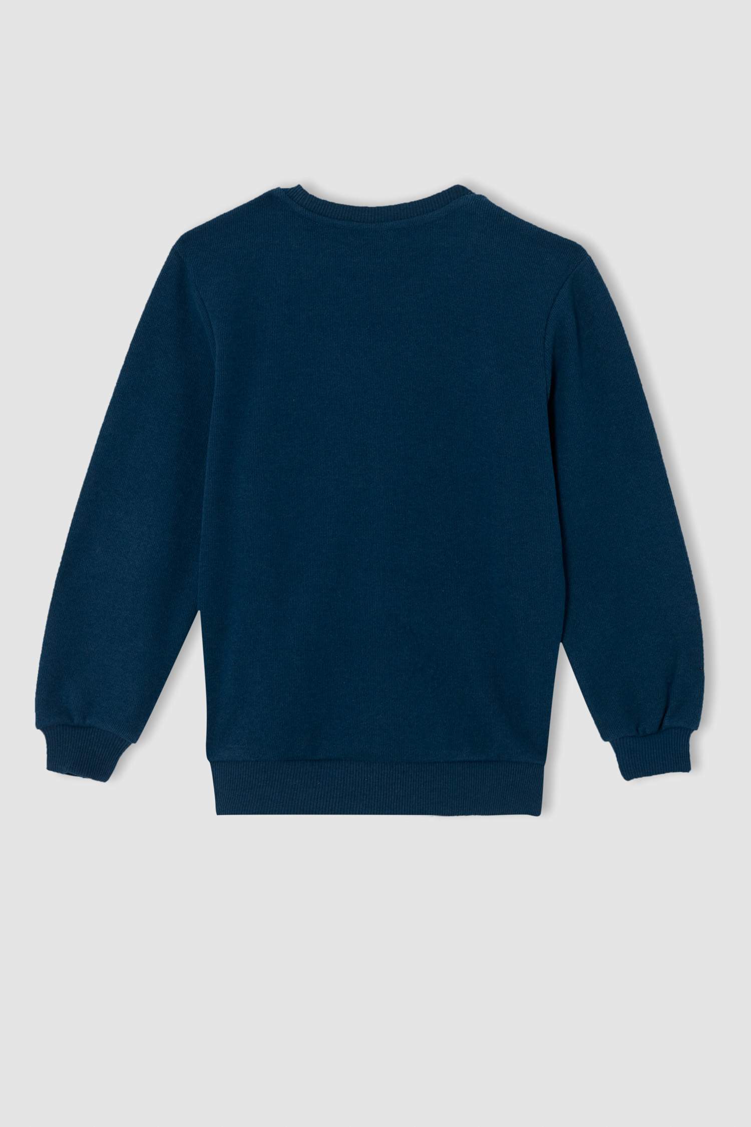 Erkek Çocuk Regular Fit Bisiklet Yaka Cepsiz Sweatshirt