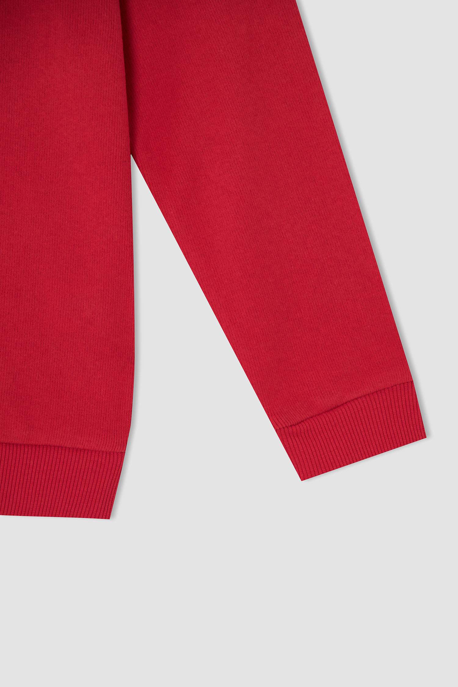 Erkek Çocuk Regular Fit Bisiklet Yaka Cepsiz Sweatshirt