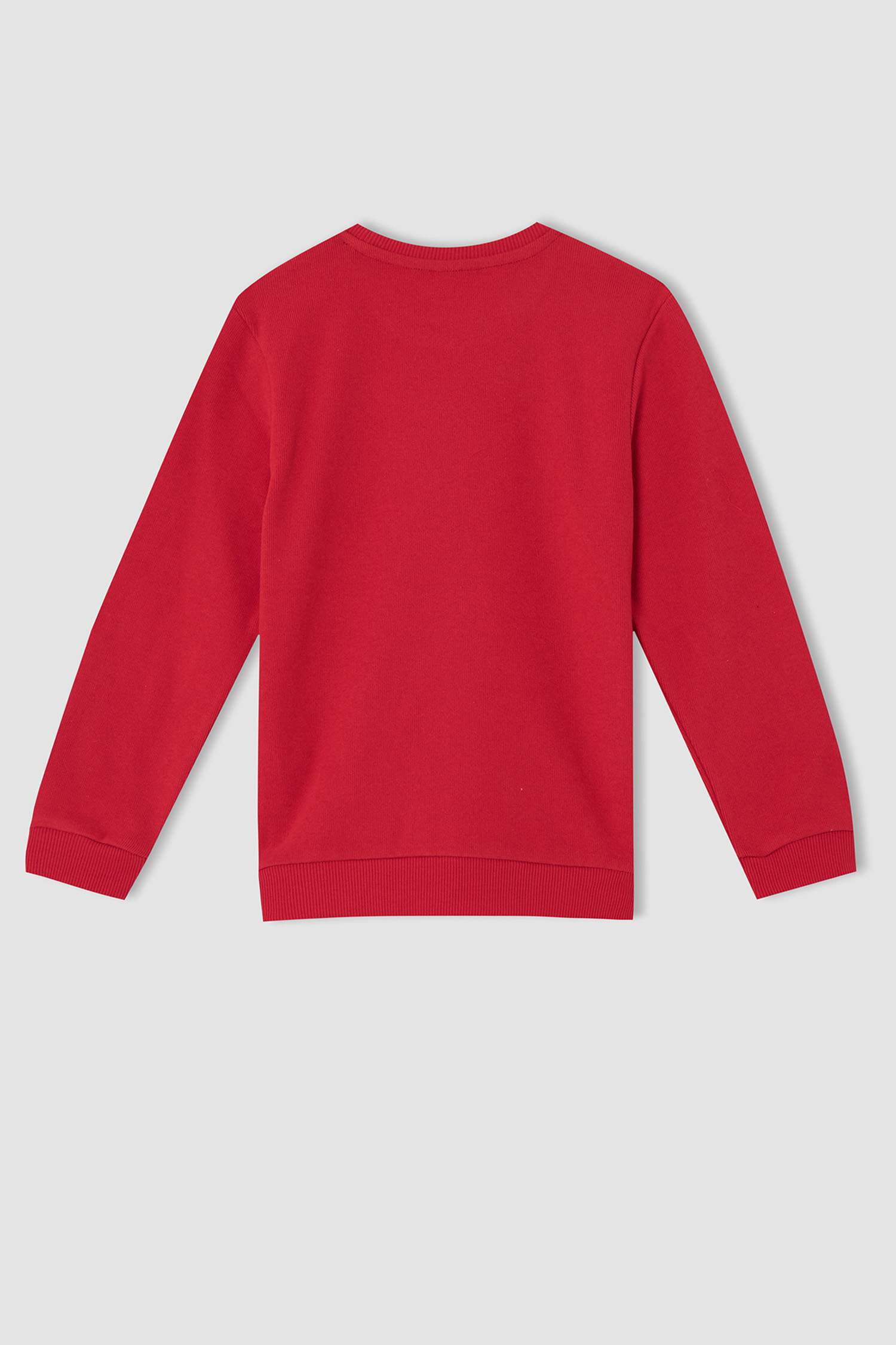 Erkek Çocuk Regular Fit Bisiklet Yaka Cepsiz Sweatshirt