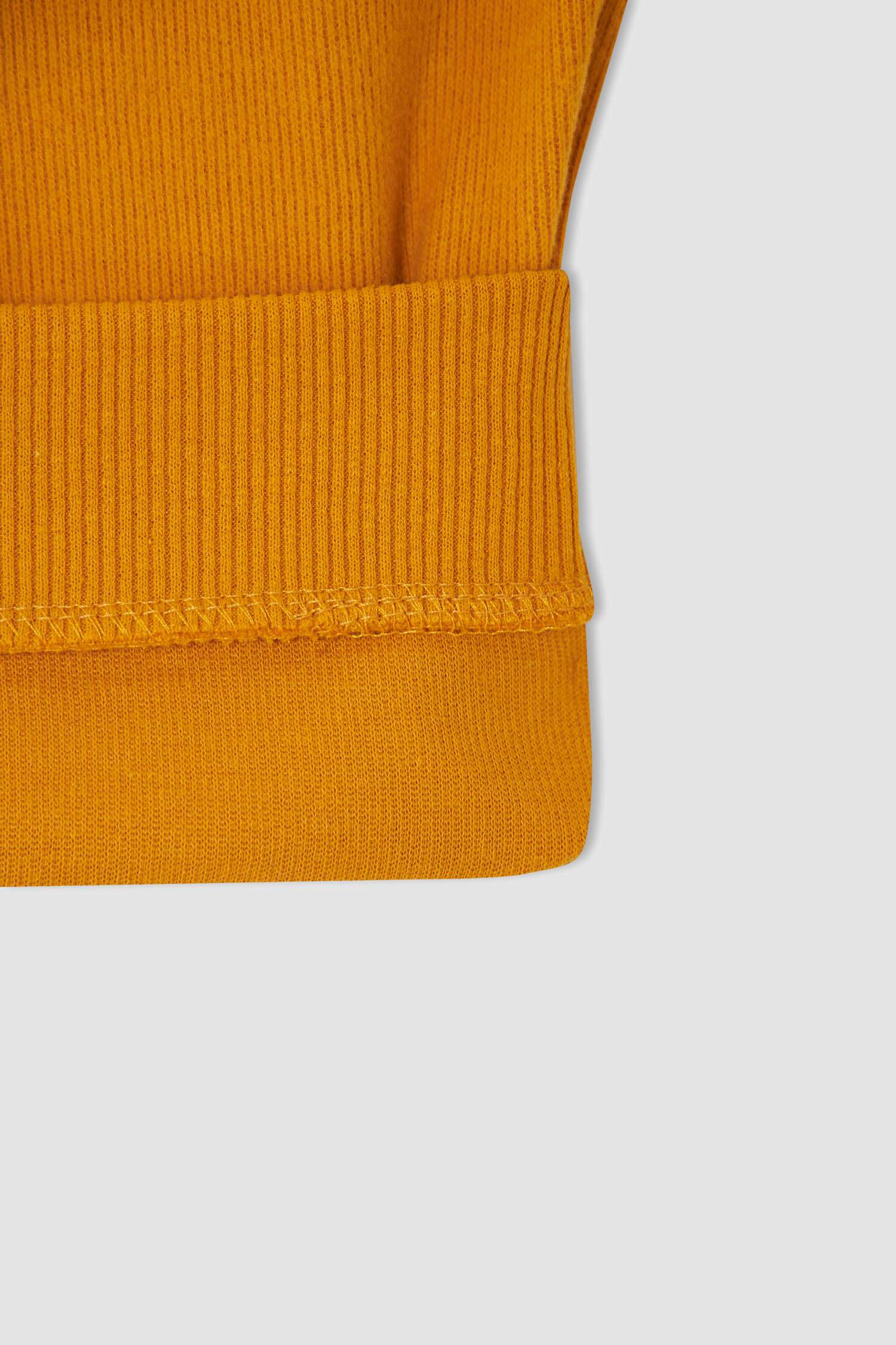 Erkek Çocuk Regular Fit Bisiklet Yaka Cepsiz Sweatshirt