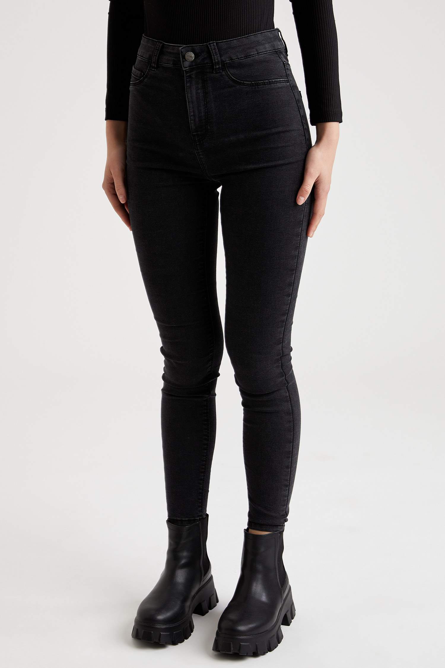 Anna Yüksek Bel Super Skinny Fit Jean Pantolon