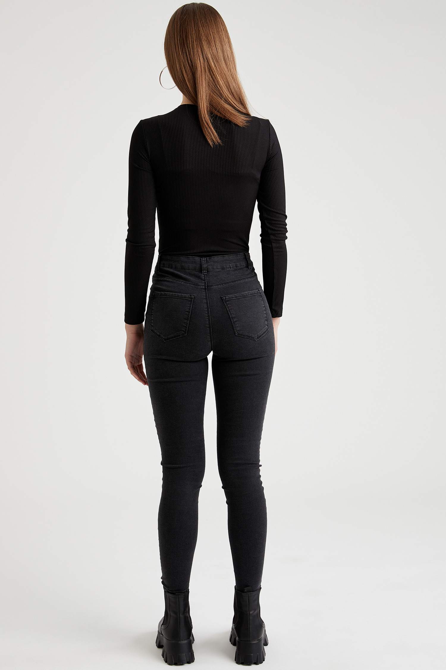 Anna Yüksek Bel Super Skinny Fit Jean Pantolon