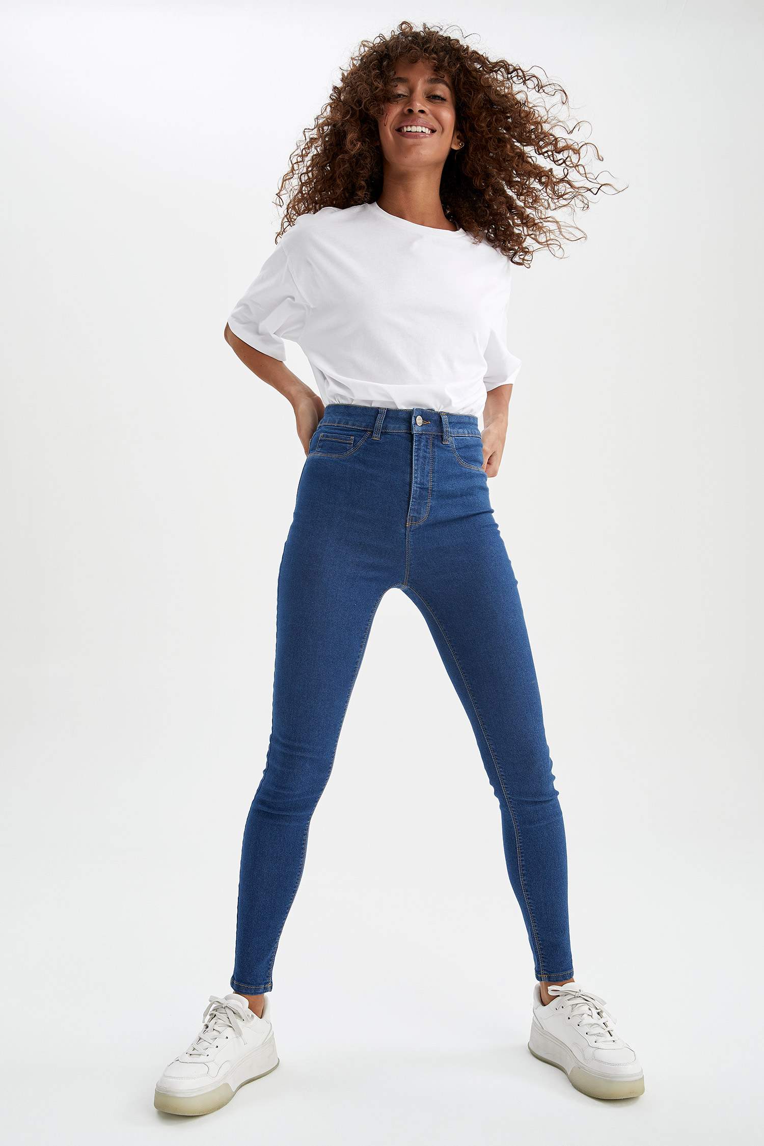 Anna Yüksek Bel Super Skinny Fit Jean Pantolon
