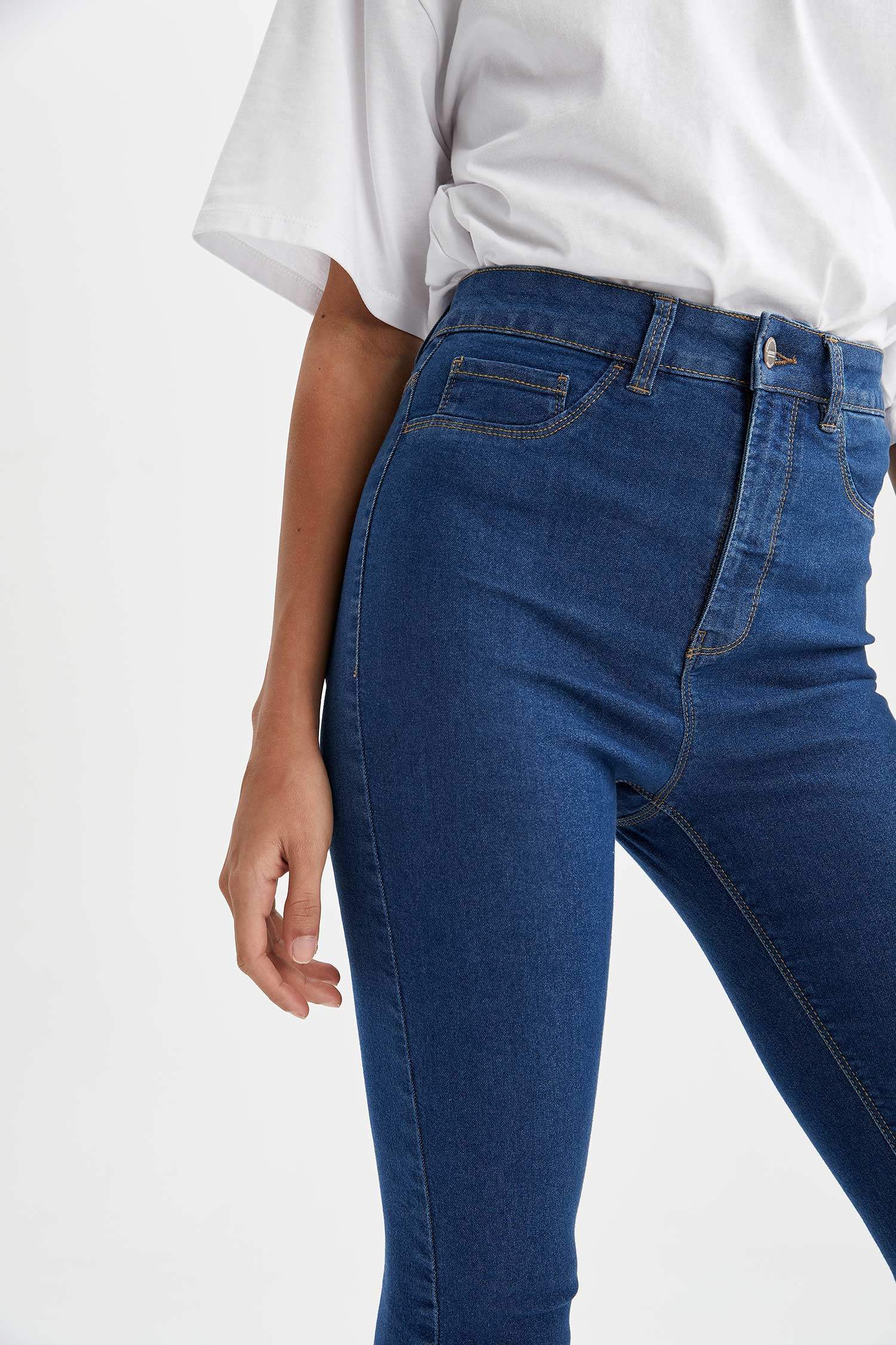 Anna Yüksek Bel Super Skinny Fit Jean Pantolon