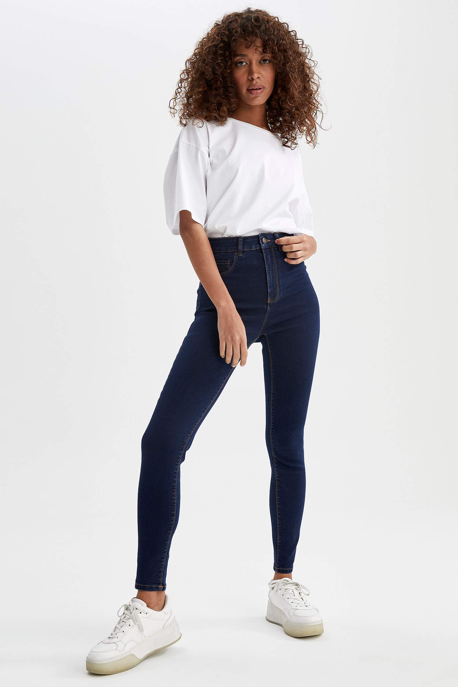 Anna Yüksek Bel Super Skinny Fit Jean Pantolon
