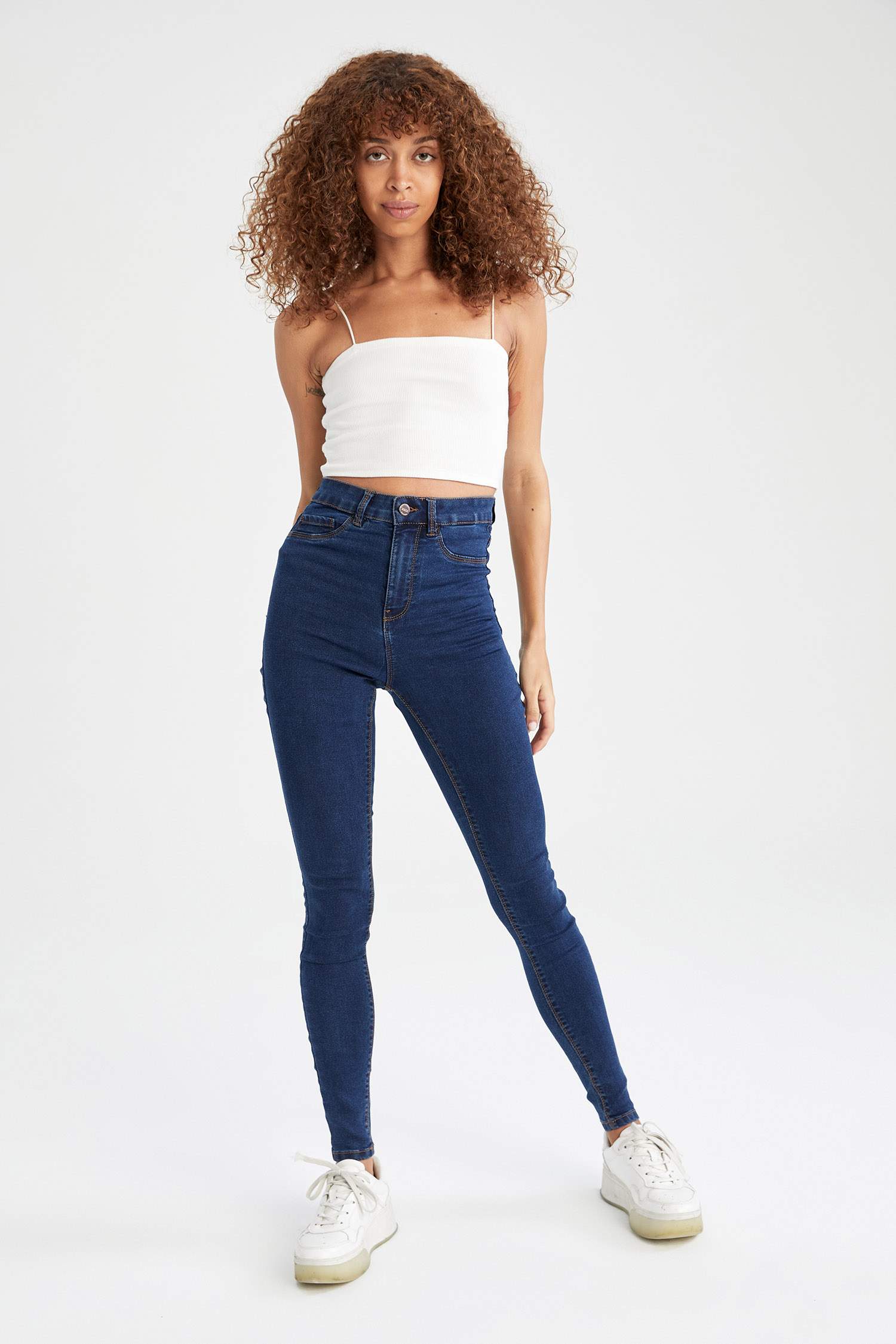 Super Skinny Fit Ekstra Uzun Jean Pantolon