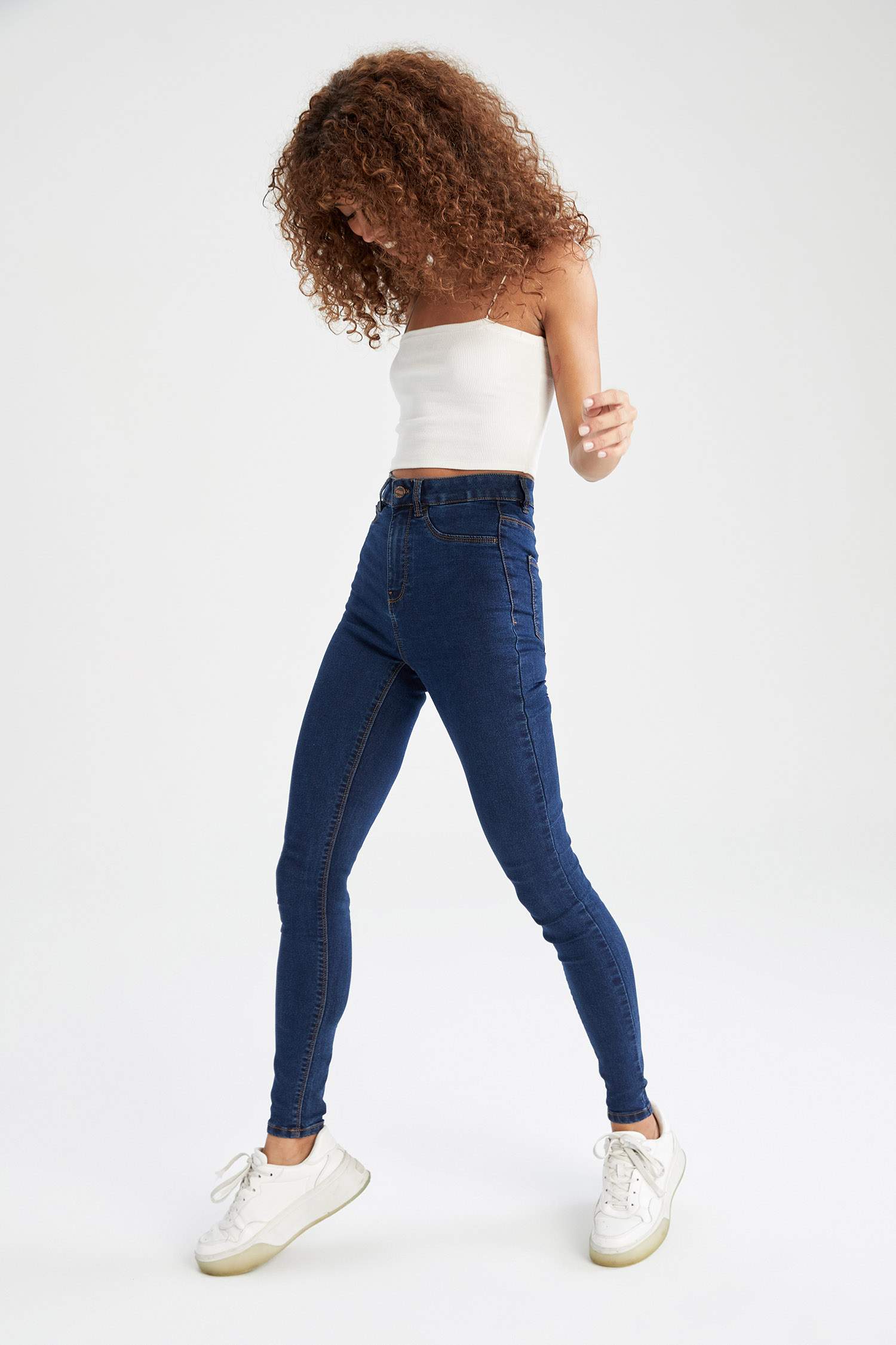 Super Skinny Fit Ekstra Uzun Jean Pantolon