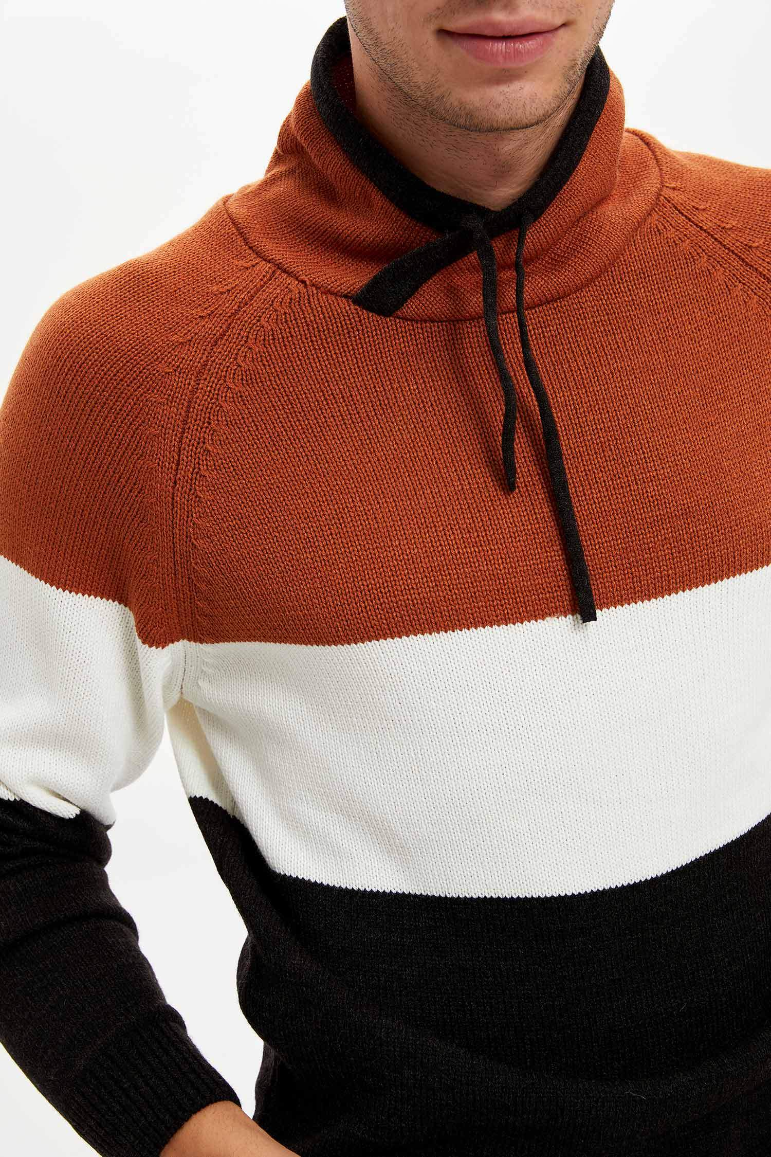 Defacto Şal Yaka Slim Fit Sweatshirt. 3 Defacto Şal Yaka Slim Fit Sweatshirt. 3