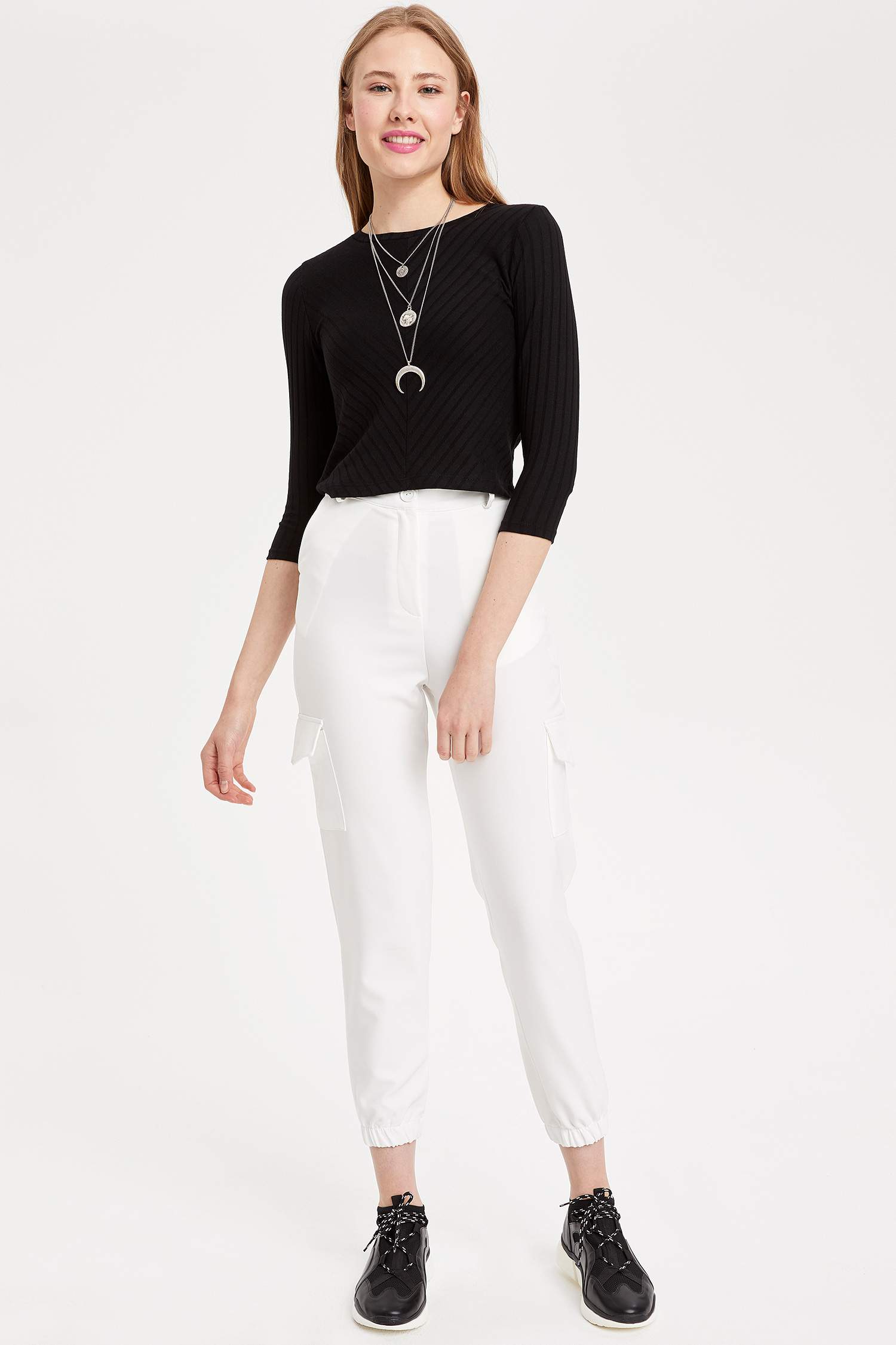 Basic Slim Fit Uzun Kollu Tişört