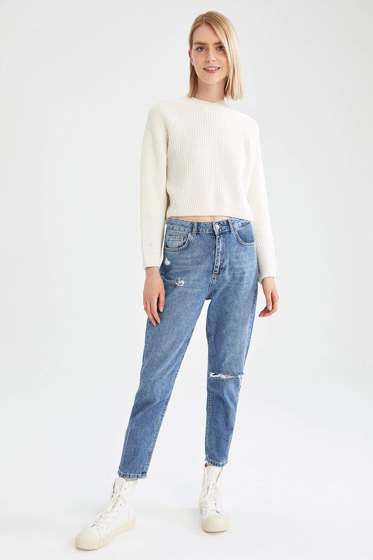 Coool Relax Fit Crop Triko Kazak