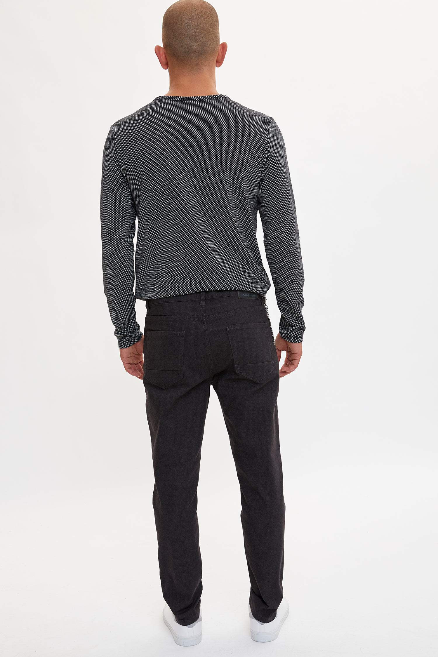 Zincirli Skinny Comfort Fit Pantolon