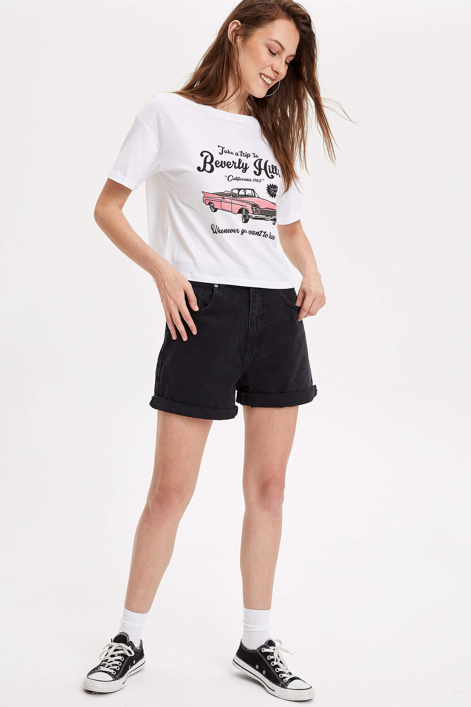 Defacto Baskılı Kısa Kollu T-shirt. 2 Defacto Baskılı Kısa Kollu T-shirt. 2