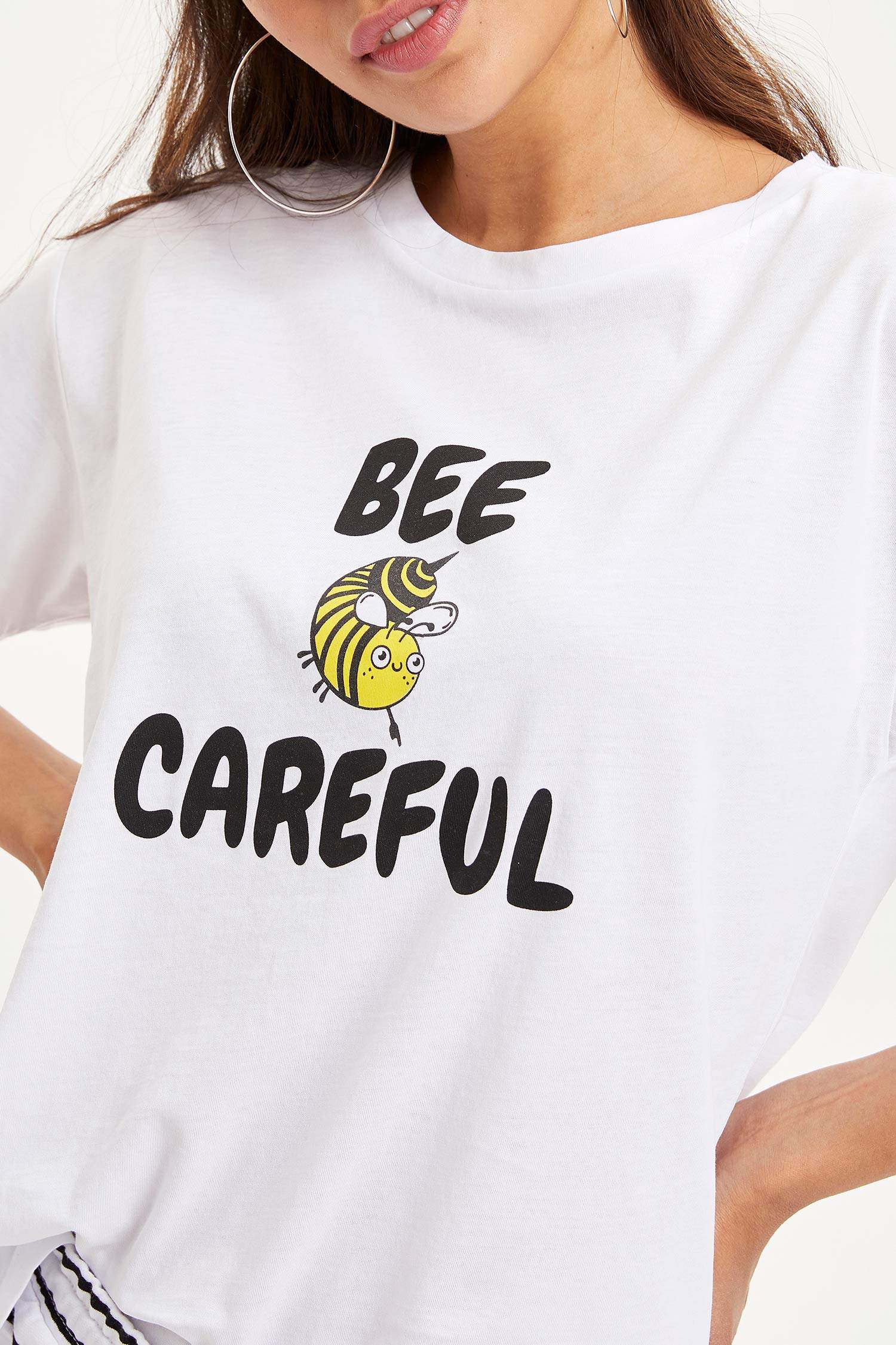Defacto Baskılı Kısa Kollu T-shirt. 3 Defacto Baskılı Kısa Kollu T-shirt. 3