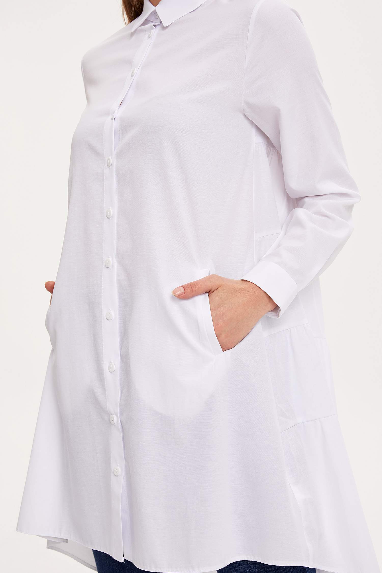 Defacto Relax Fit Gömlek Tunik. 3 Defacto Relax Fit Gömlek Tunik. 3